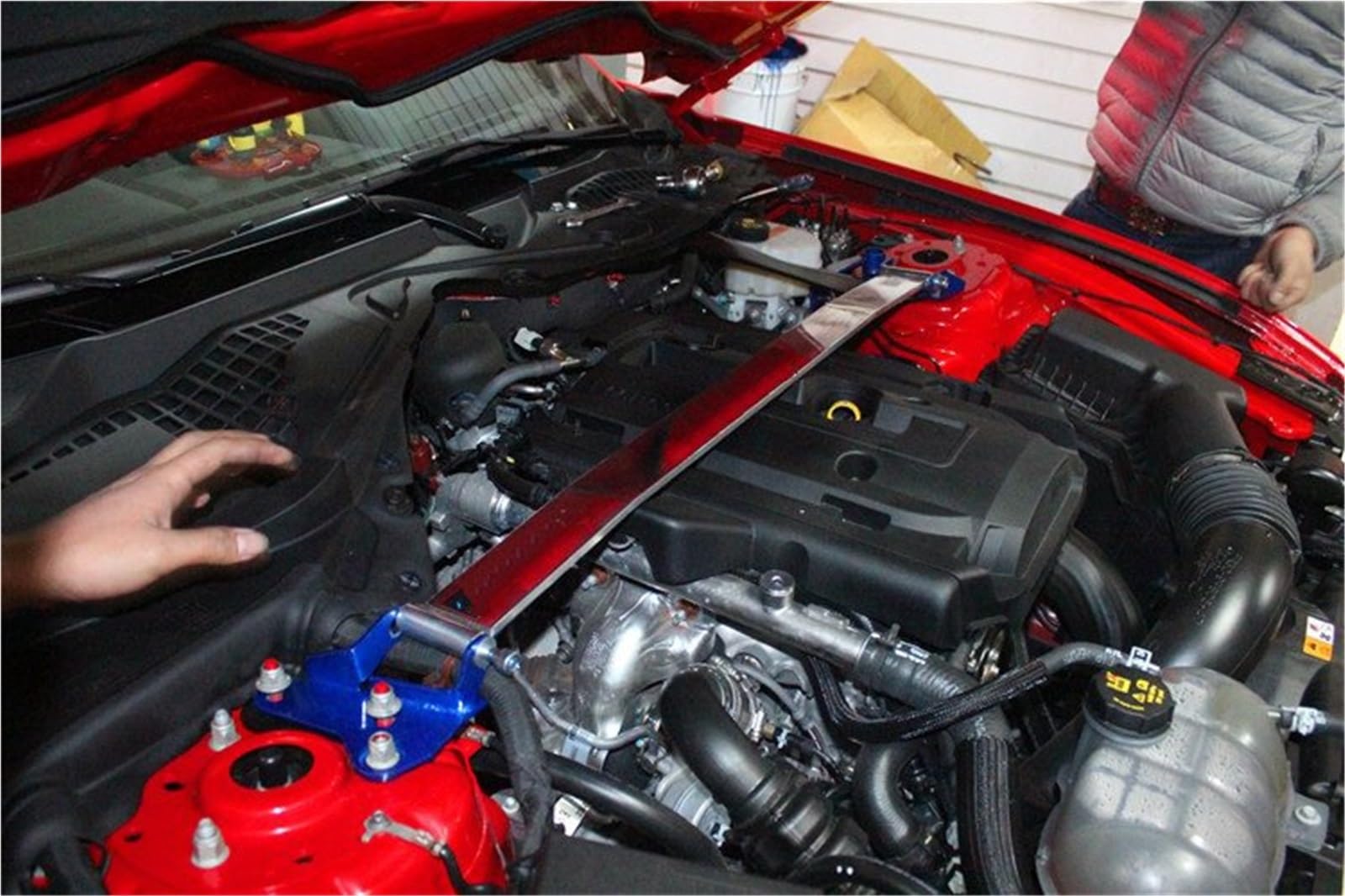 stabilizujące Stabilizator Pasuje do Ford Mustang 2.3 T .7T 5.0L, drążki stabilizatora, układ zawieszenia, drążek napinający, ze stopu aluminium(2.3)