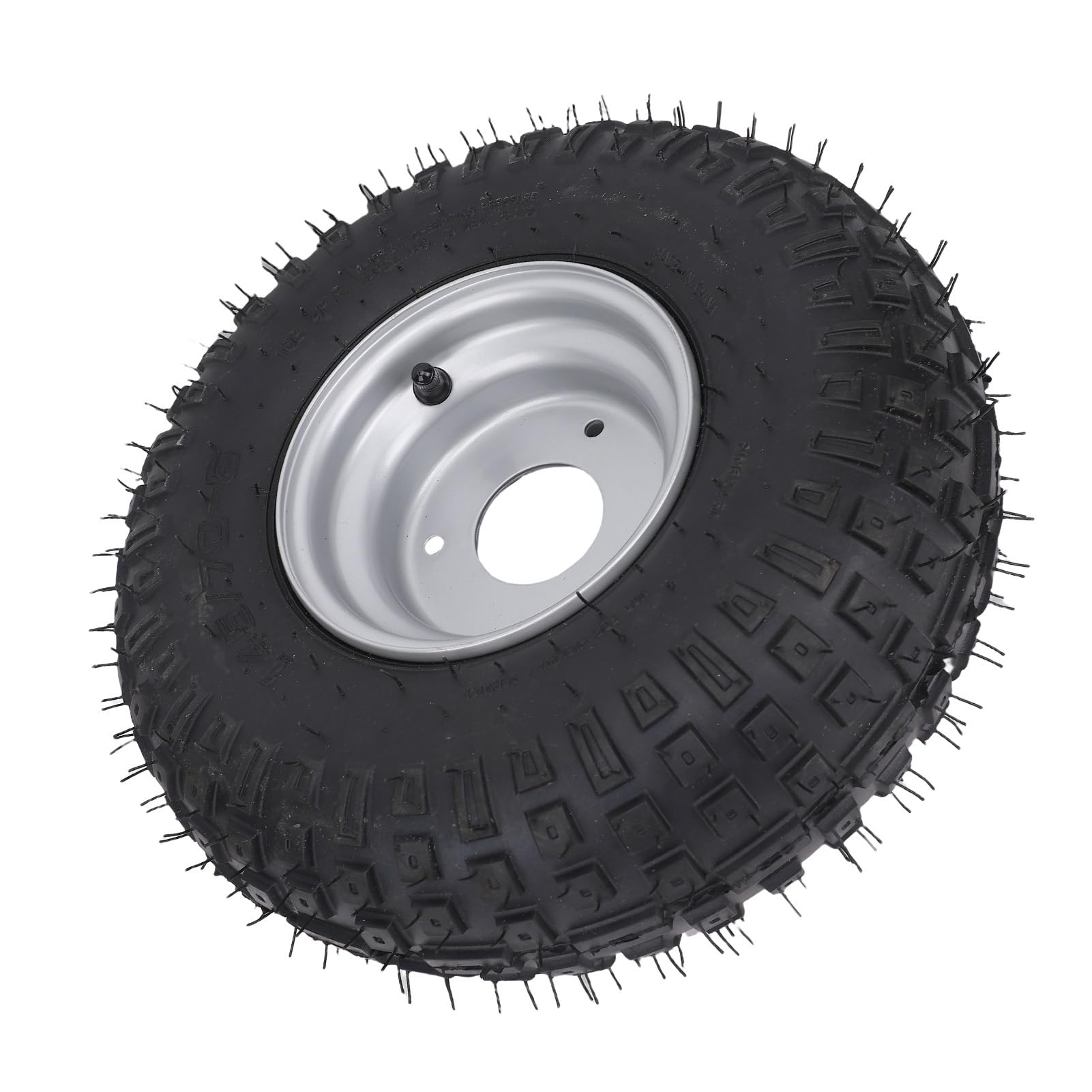 Akozon Off Road Wheel 145x70-6 6 Zoll 3 Bolzen Nicht-Slip-Explosions-Proof-Reifen mit Hub für Bike ATV Quad Go Kart
