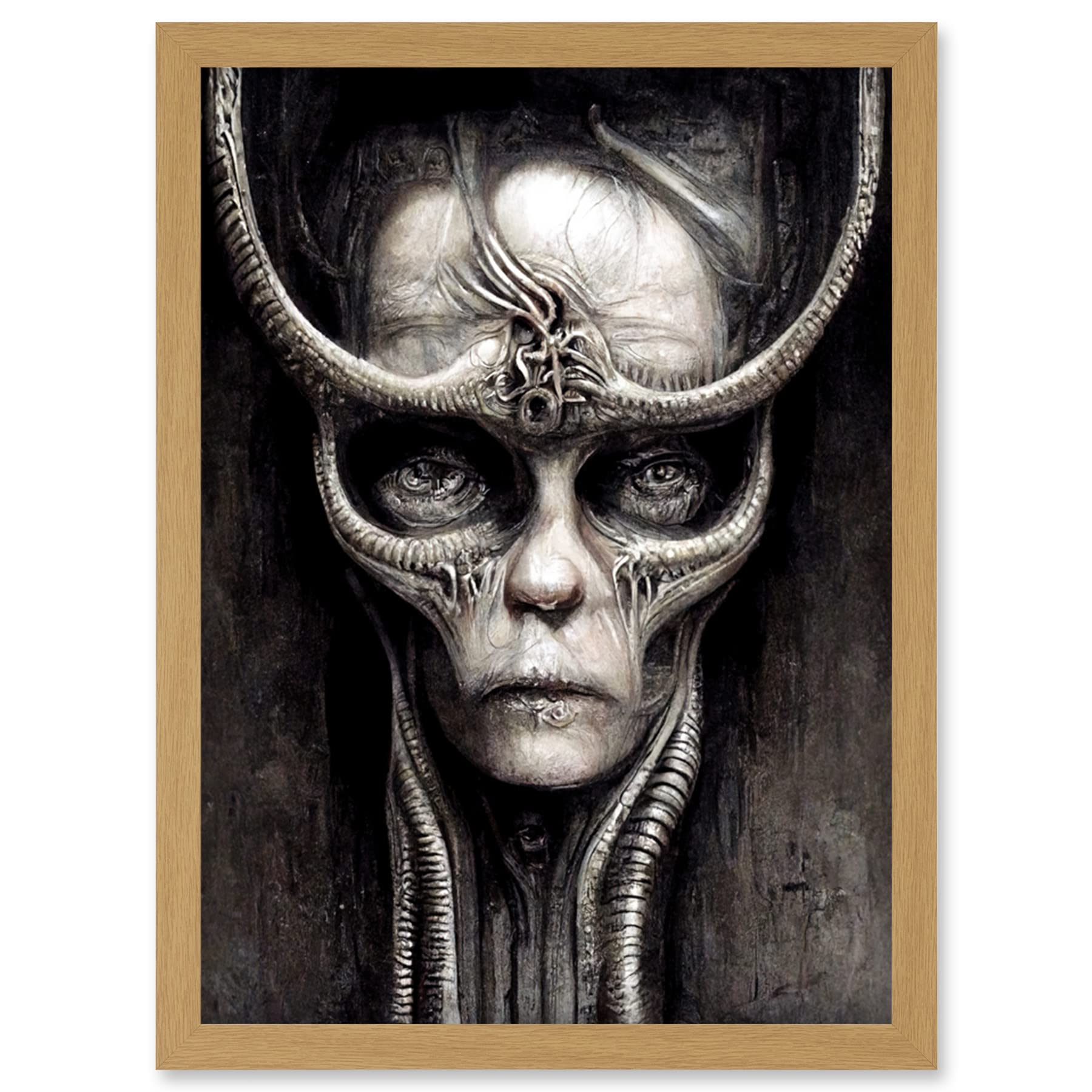 Doppelganger33 LTD Gothic Fantasy Alien Art Artwork Framed Wall Art Print A4