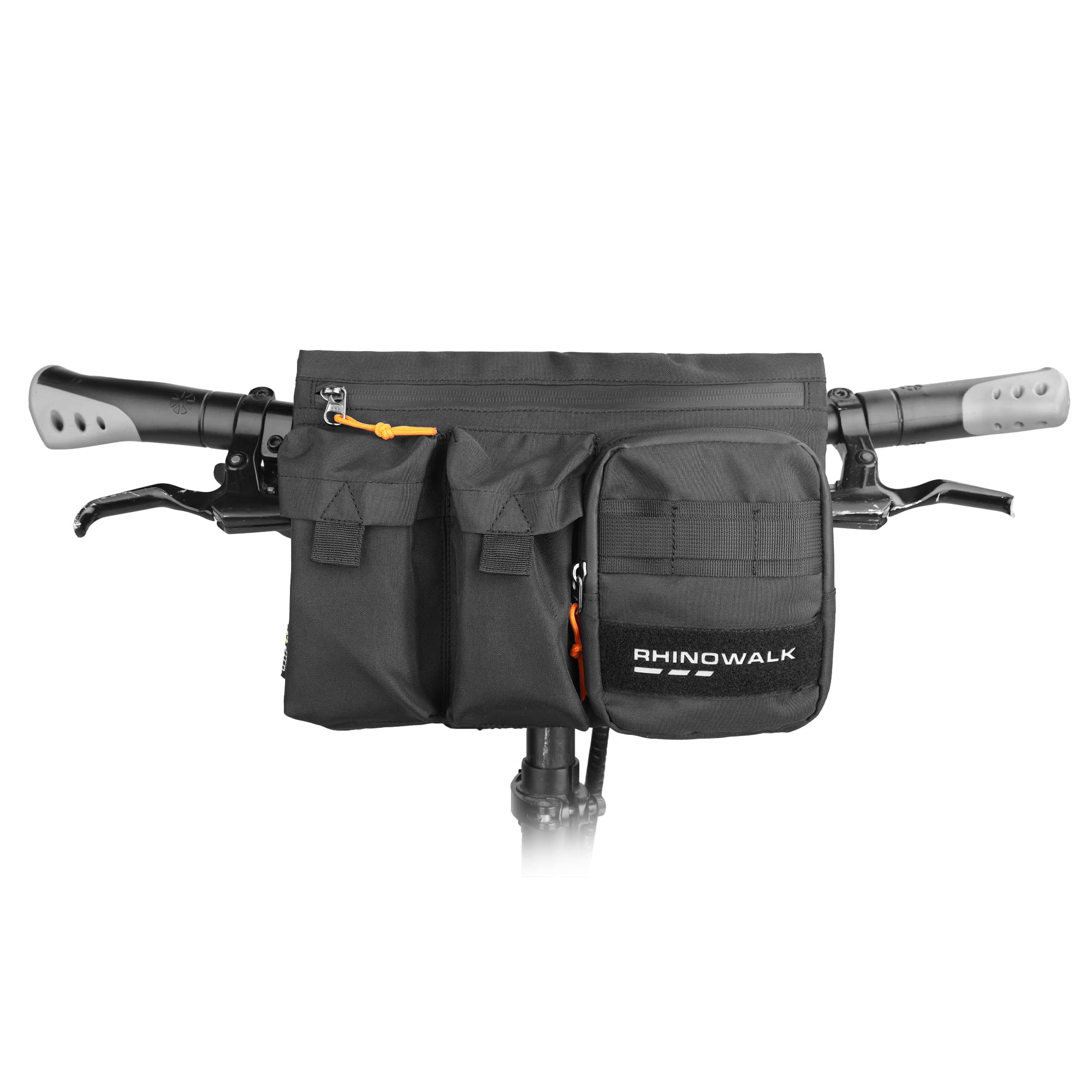 abamita Bike Handlebar Bag Bicycle Front Bag Shoulder Bag Storage Bag with Shoulder Strap for Road Mountain Bike Cycling Travel
