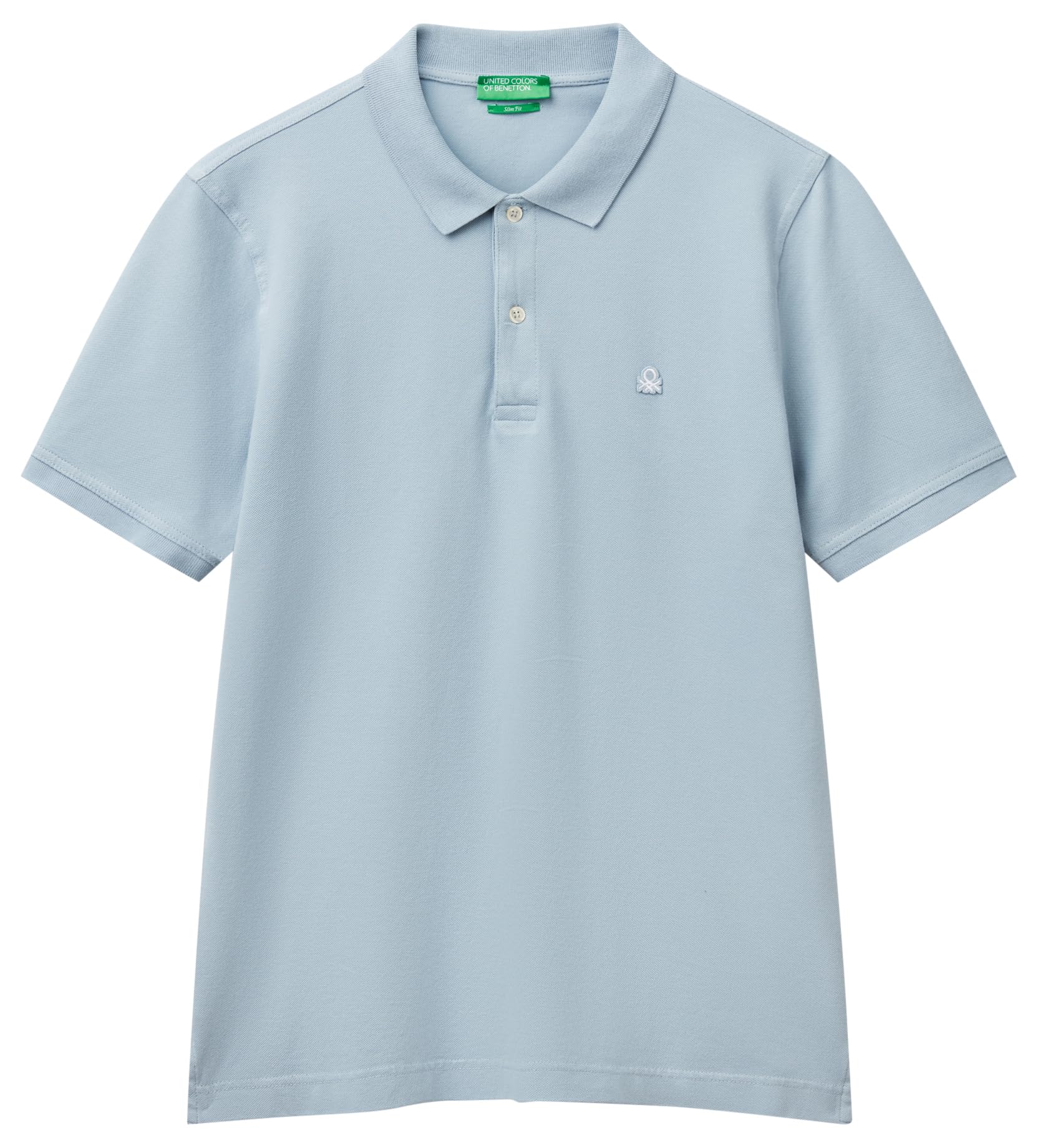 United Colors of Benetton Men's Maglia Polo M/M 3wg9u301z Shirt, Grey, M