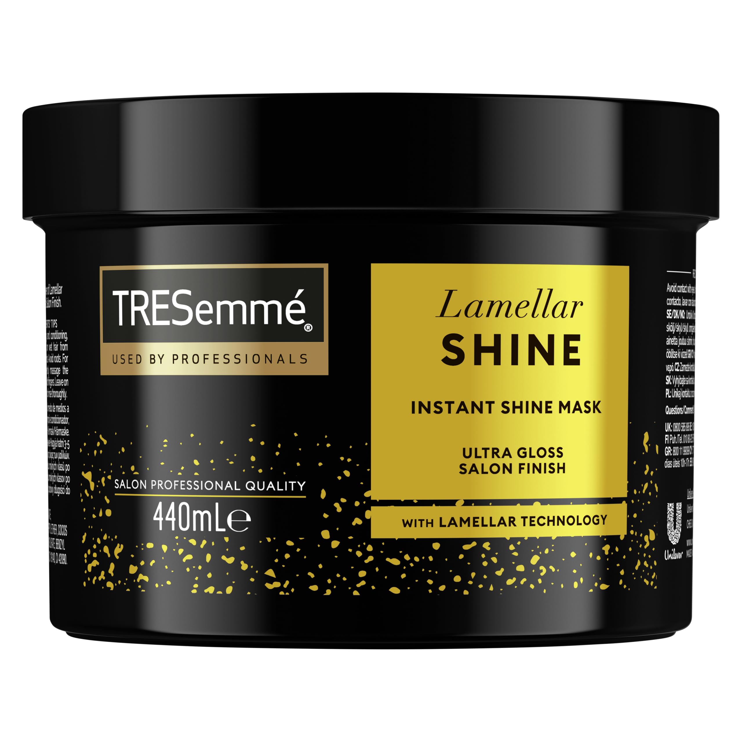 TRESemme Instant Shine Hair Mask- With Lamellar Technology for an Ultra-Glossy Salon Finish & Smoother Hair- Hair Treatment for Dull, Frizzy & Lacklustre Hair 440ml