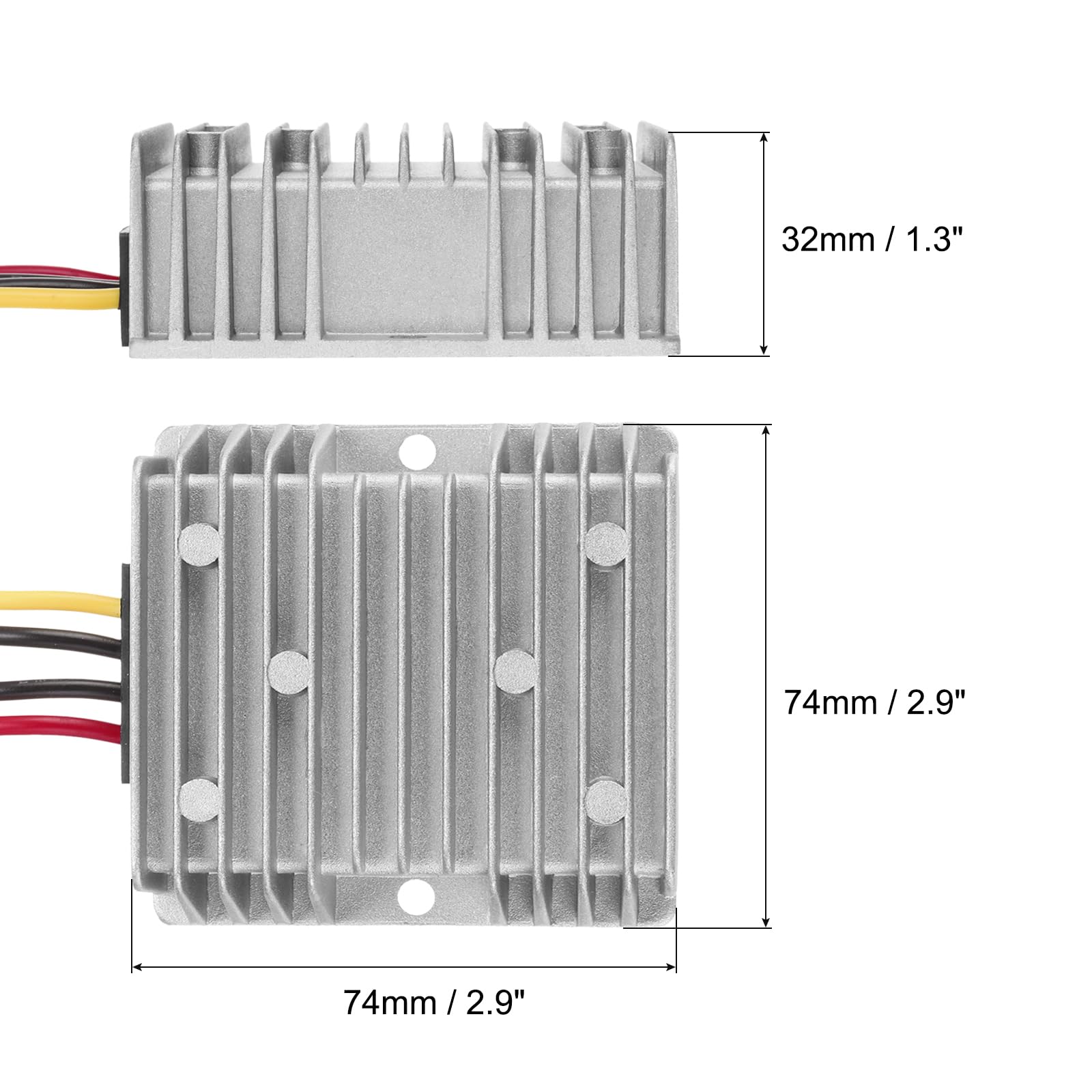 QUARKZMAN Convertisseur de Puissance Dc 24V à Dc 48V 5A 240W Étape Up Convertisseur Régulateur de Tension Transformateur Étanche Ip67 Module d'Alimentation Adaptateur d'Alimentation