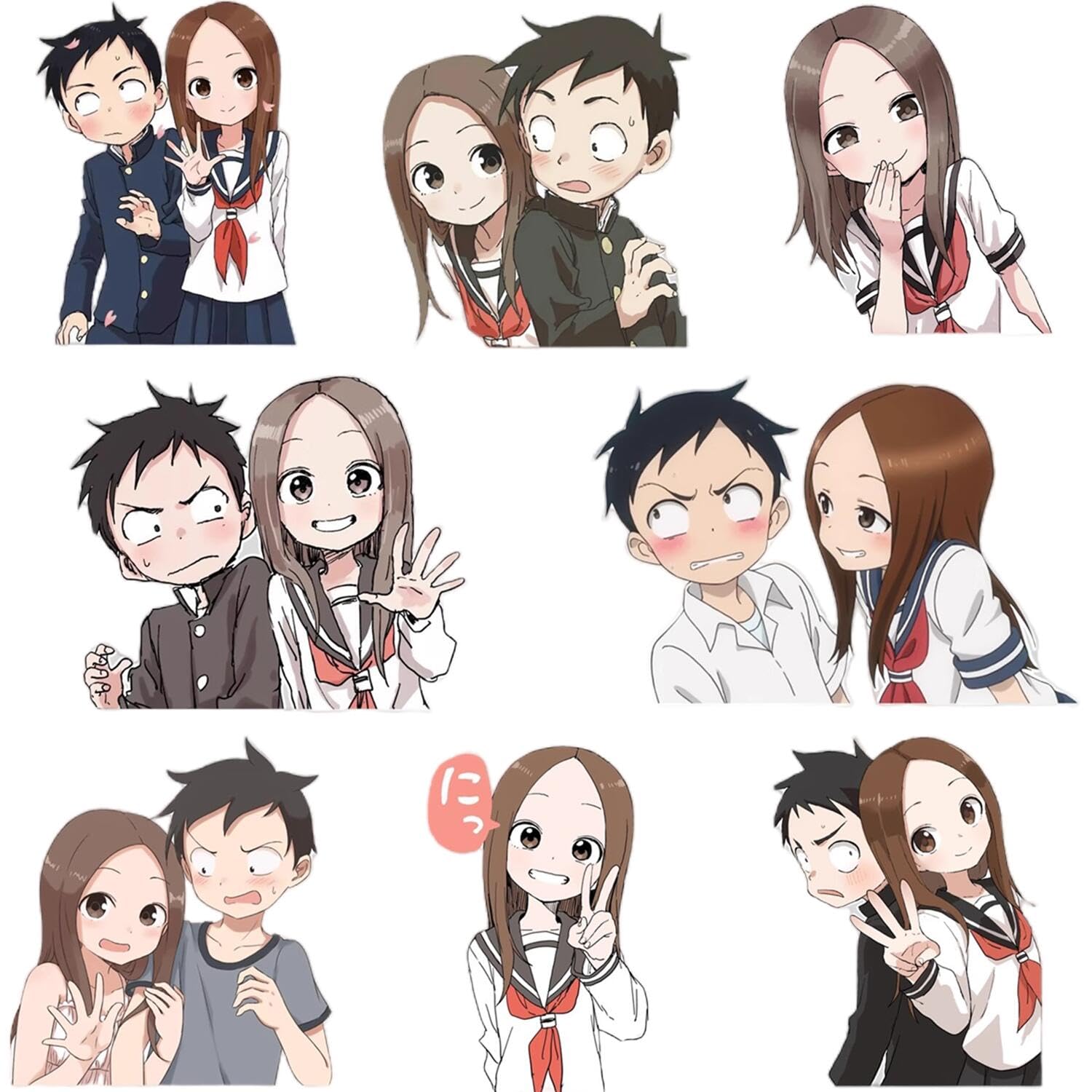 未開封からかい上手の高木さん等身大ウォールステッカー 春