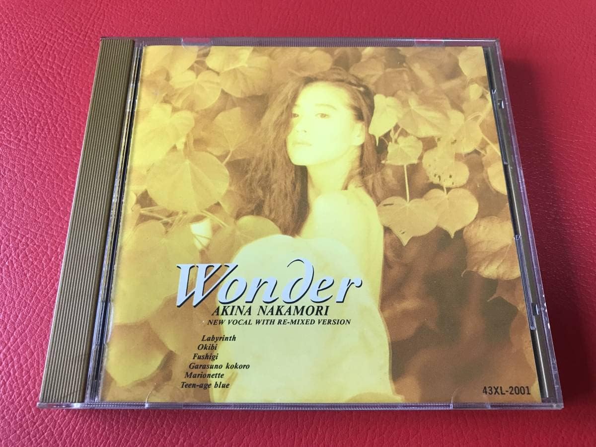 Amazon 中森明菜Wonder ワンダー 24K蒸着ゴールドディスク完全限定盤CD 43XL2001 ソロ 歌手 アニメ・萌え