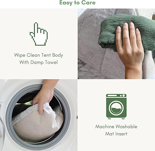 Miniatura 6 de Cueva de cama para gatos de interior, cama de refugio para gatos, cama de tienda para gatos, cabaña para gatos, cama cubierta para gatos, camas para