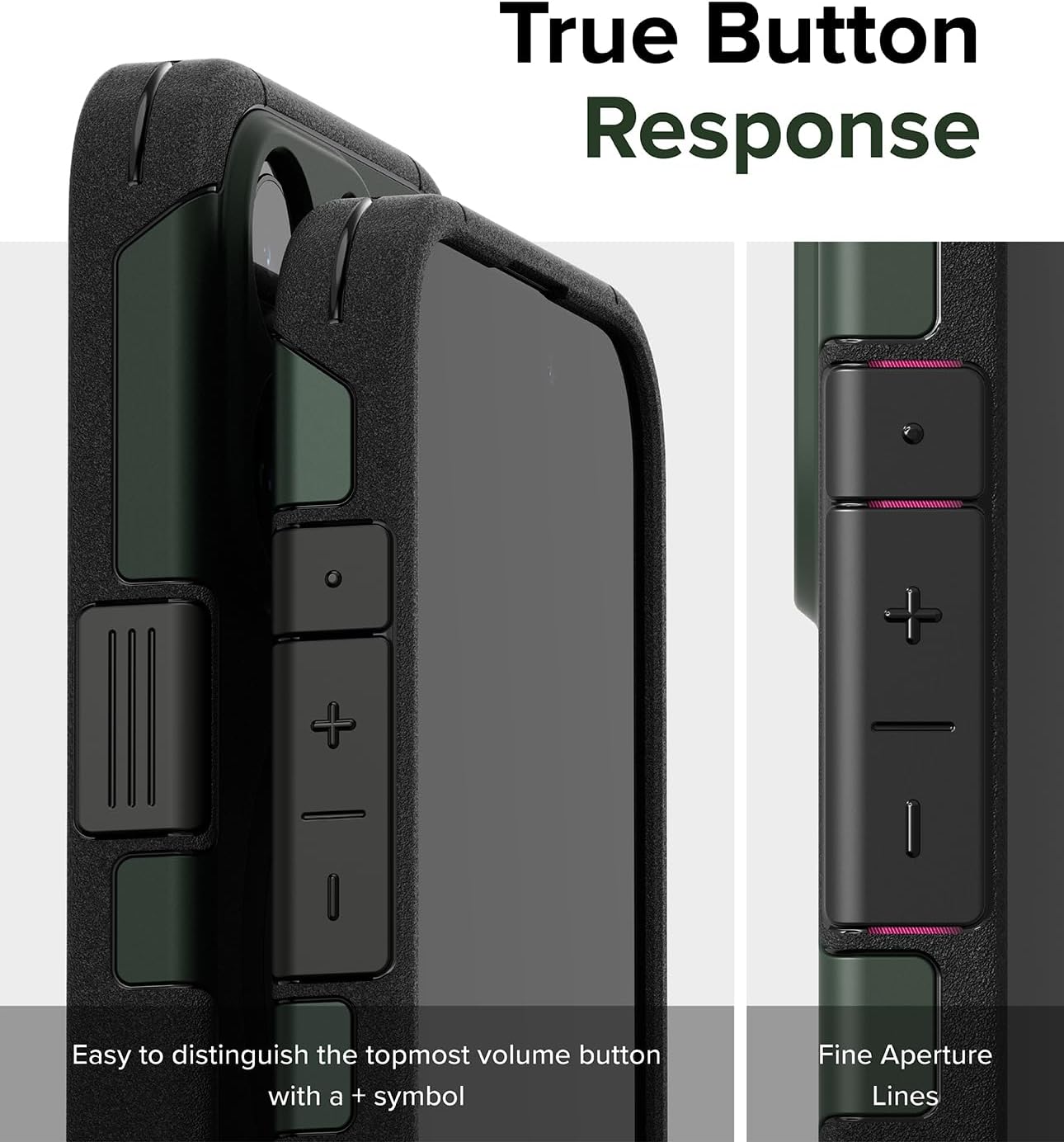 Ringke Alles [Compatible with Magsafe] Designed for iPhone 15 Pro Case, Protective Case with Stand Powerful Magnetic Cover Precise Cutouts for Camera Lenses - Dark Green