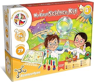 Science4you My First Science Kit - Science Kits for Kids age 4+ with Science Lab Experiments, Art and Crafts Activities, Create Rainbows - STEM Set, Toys, Games, Gifts for Boys & Girls 4+ year olds