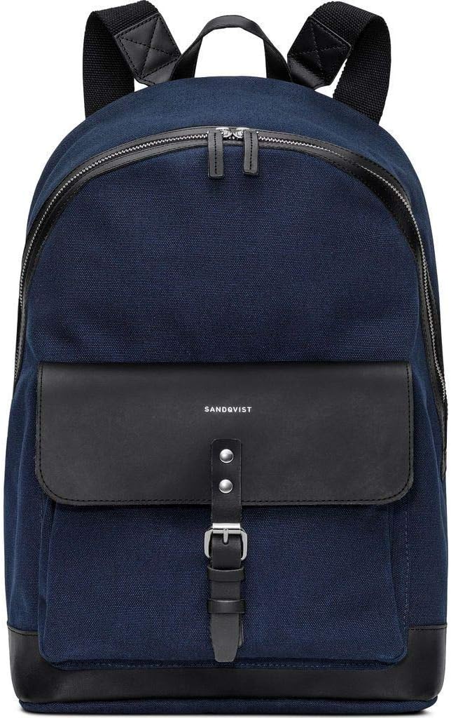 Sandqvist Andor Backpack | Organic Cotton - Blue