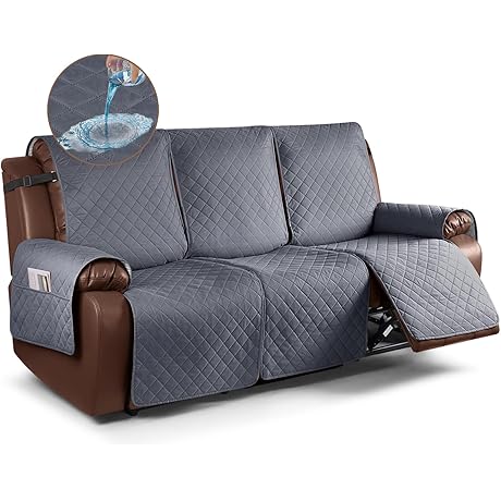 KinCam Waterproof 3-Seat Recliner Sofa Cover
