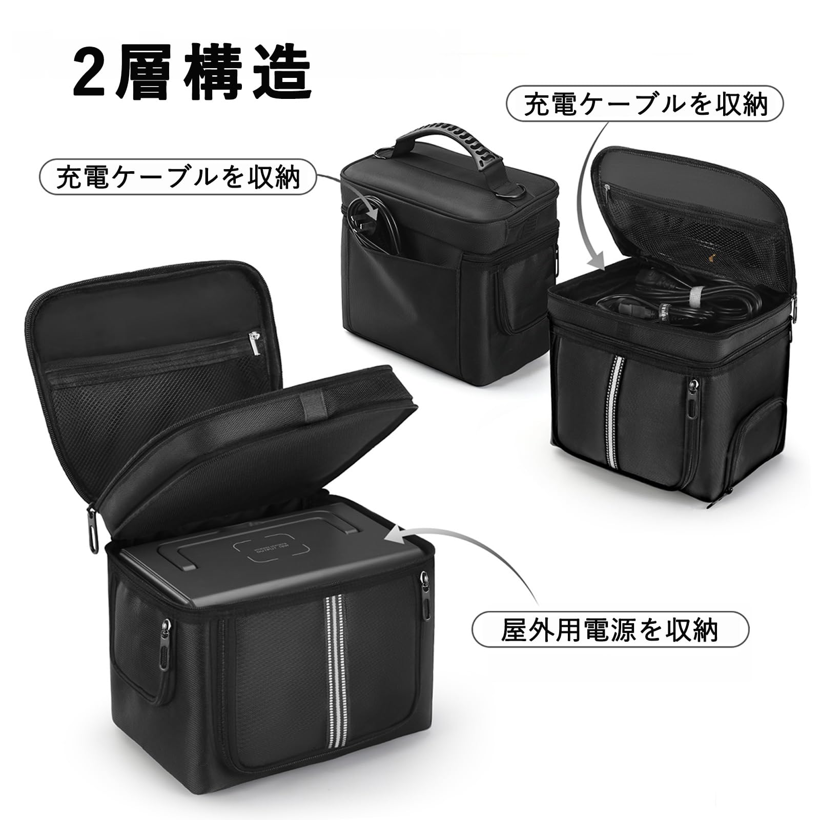 Amazon.co.jp: ポータブル電源 収納バッグ BLUETTI EB3A に適合して