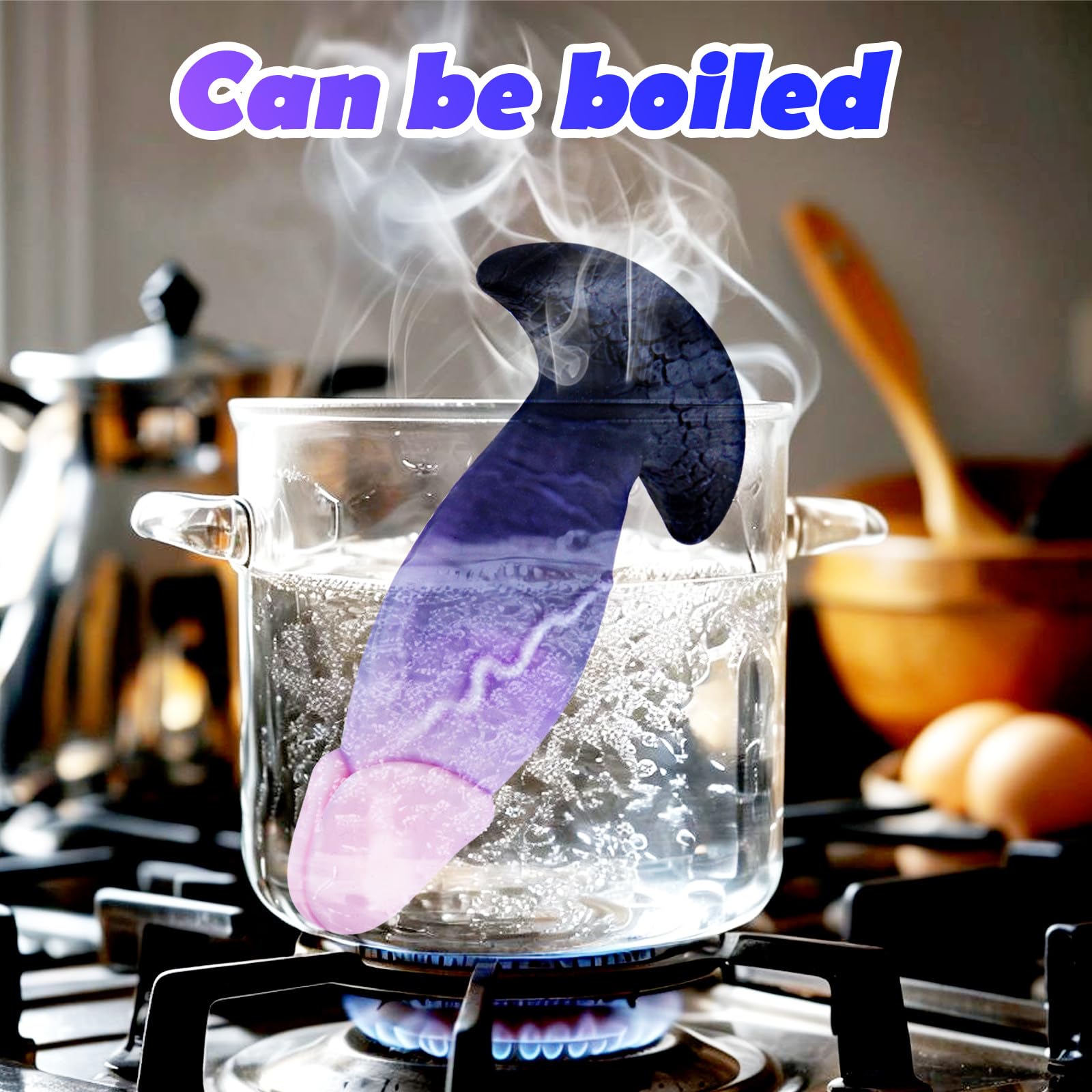 7" Soft Silicone Realistic Large Thick Dildo Butt Plug, Wearable Fantasy onster XL Anal Plug for Advanced, Realistic Thick Anal Trainer, Lifelike Glans Monster Horse Dildo Sex Toys for Men Women