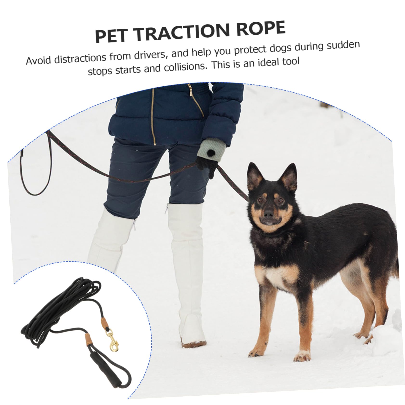 Cuerda De Tracción para Perros De Metros Correa De Cuerda De Entrenamiento para Caminar Correa De Adiestramiento para Perros