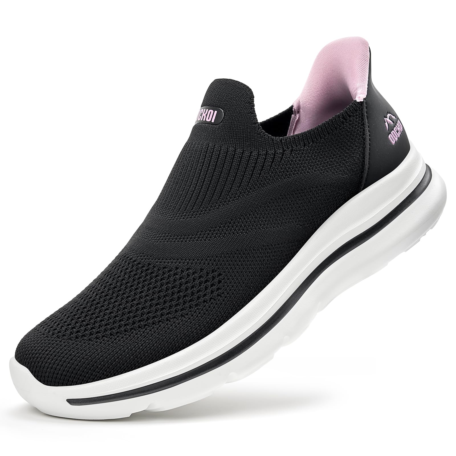 ODCKOI Slip on Damen Sneakers Bequem Atmungsaktiv Walkingschuhe Damen Leicht Jogging Fitness Turnschuhe