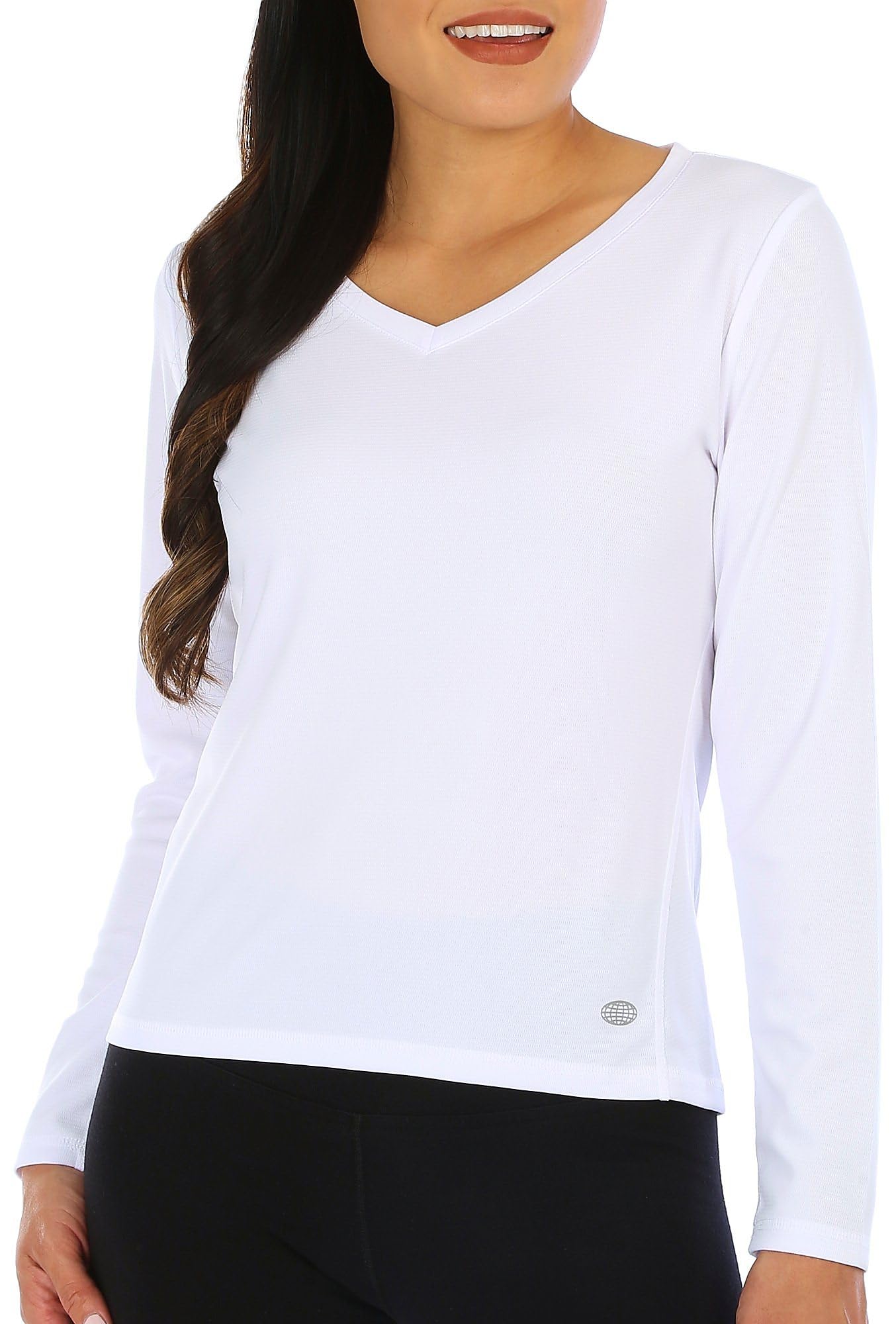 Reel Legends Petite Freeline Long Sleeve Top