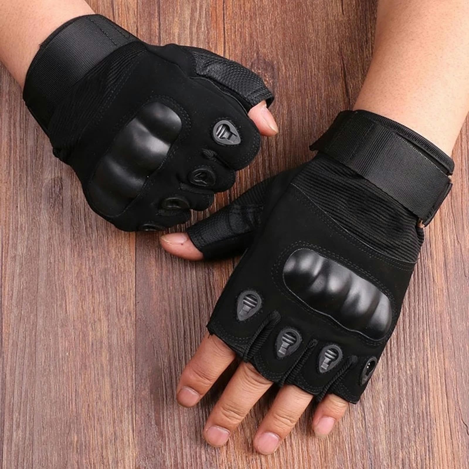 Mezza dito Ciclismo Outdoor Tactical Uomini Guanti Donne Sport Tiro Accessori