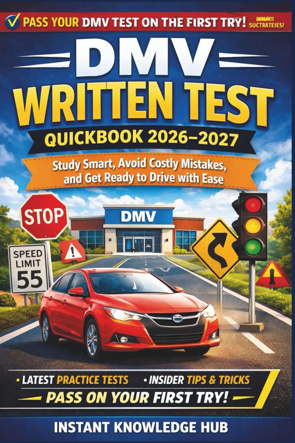 DMV WRITTEN TEST QUICK-BOOK 2026–2027: Study Smart, Avoid Costly Mistakes, and Get Ready to Drive with Ease