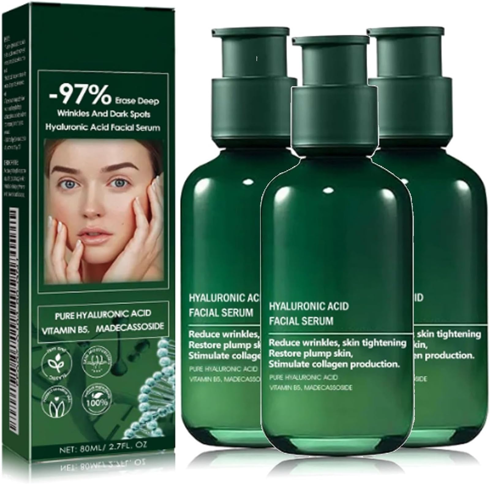 Fubsta Skin Firming Rejuvenating Serum,Fubsta Skin Firming Serum,Lifting and Firming,Refreshing And Non-Sticky,Fubsta Serum for All Skin Types (3 pcs)