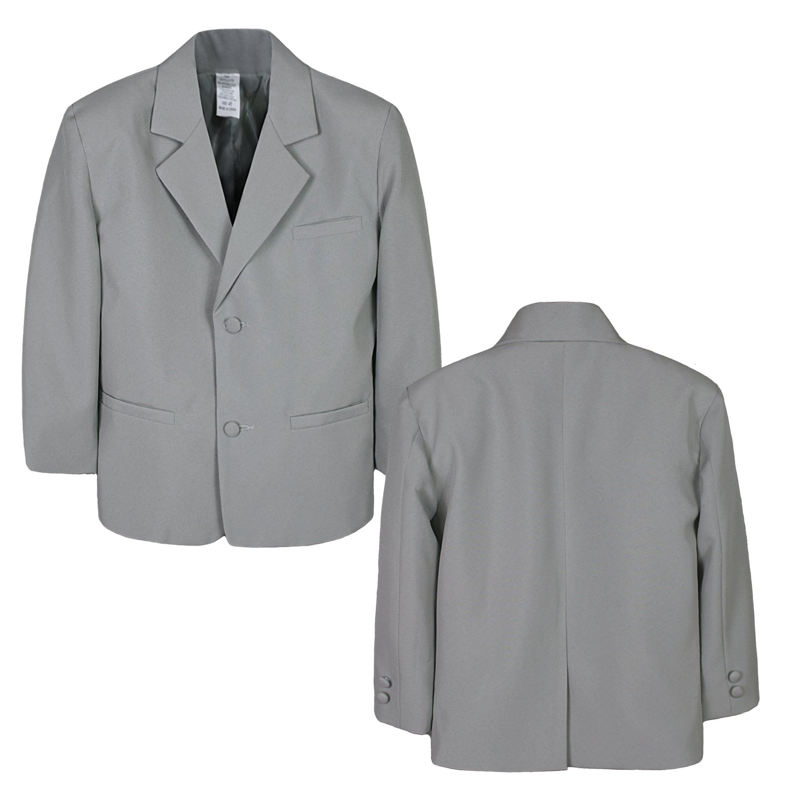 Boy Infant Kid Teen Formal Wedding Party Church Blazer Black Jacket Coat sz S-20