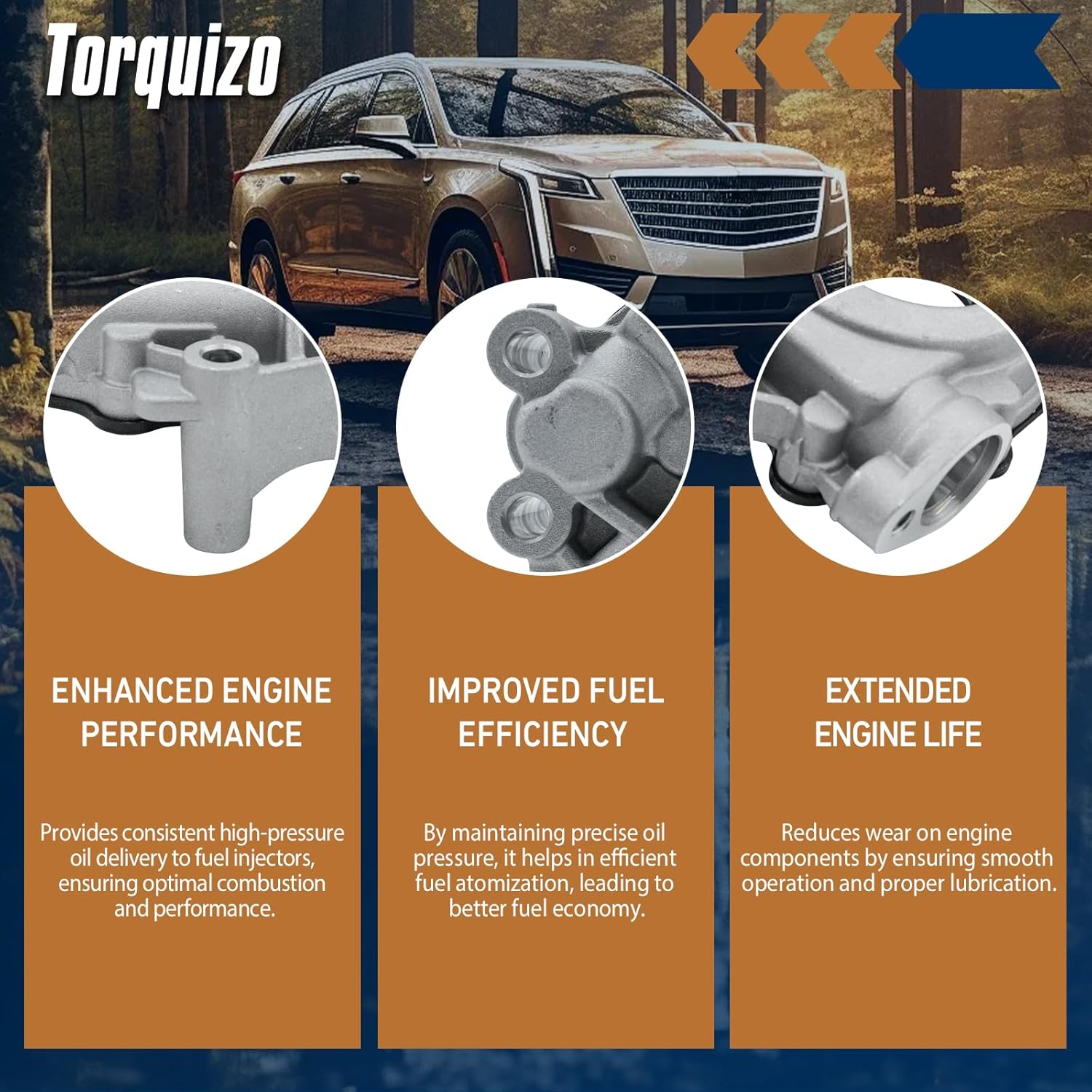 High Pressure Oil Pump compatible with Aspen 2009-2019, Dodge Charger, Durango, Challenger, Chrysler 300, Ram 1500, 2500, 3500, 4500, 5500, Commander, Jeep Grand Cherokee with 5.7L 6.4L 10452
