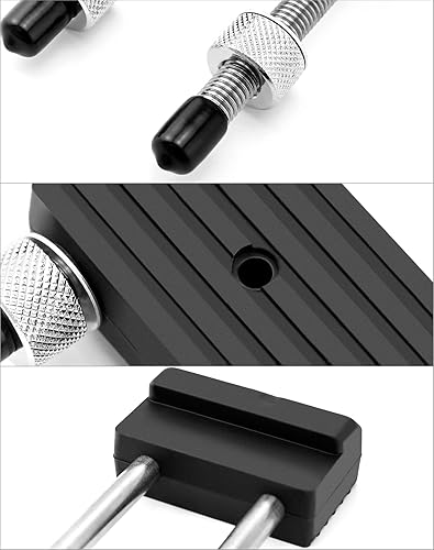 Miniatura 5 de QWORK Soporte para piedra de afilar, soporte universal para piedra de afilar, ajustable de 5-1/2 a 9 pulgadas, base de piedra de afilar