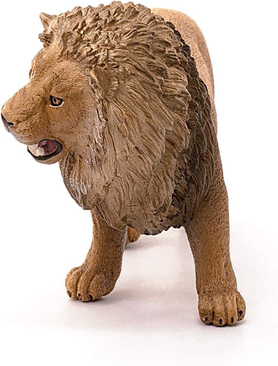 Schleich Wild Life, Animal Figurine, Animal Toys for Boys and Girls 3-8 Years Old, Roaring Lion, Ages 3+