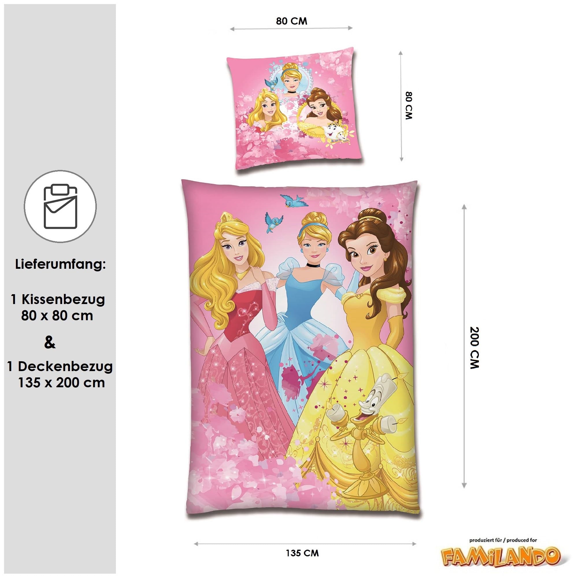 Parure De Lit Avec "pompier Sam" - 135 X 200 Cm + 80 X 80 Cm 447026050 100 % Coton