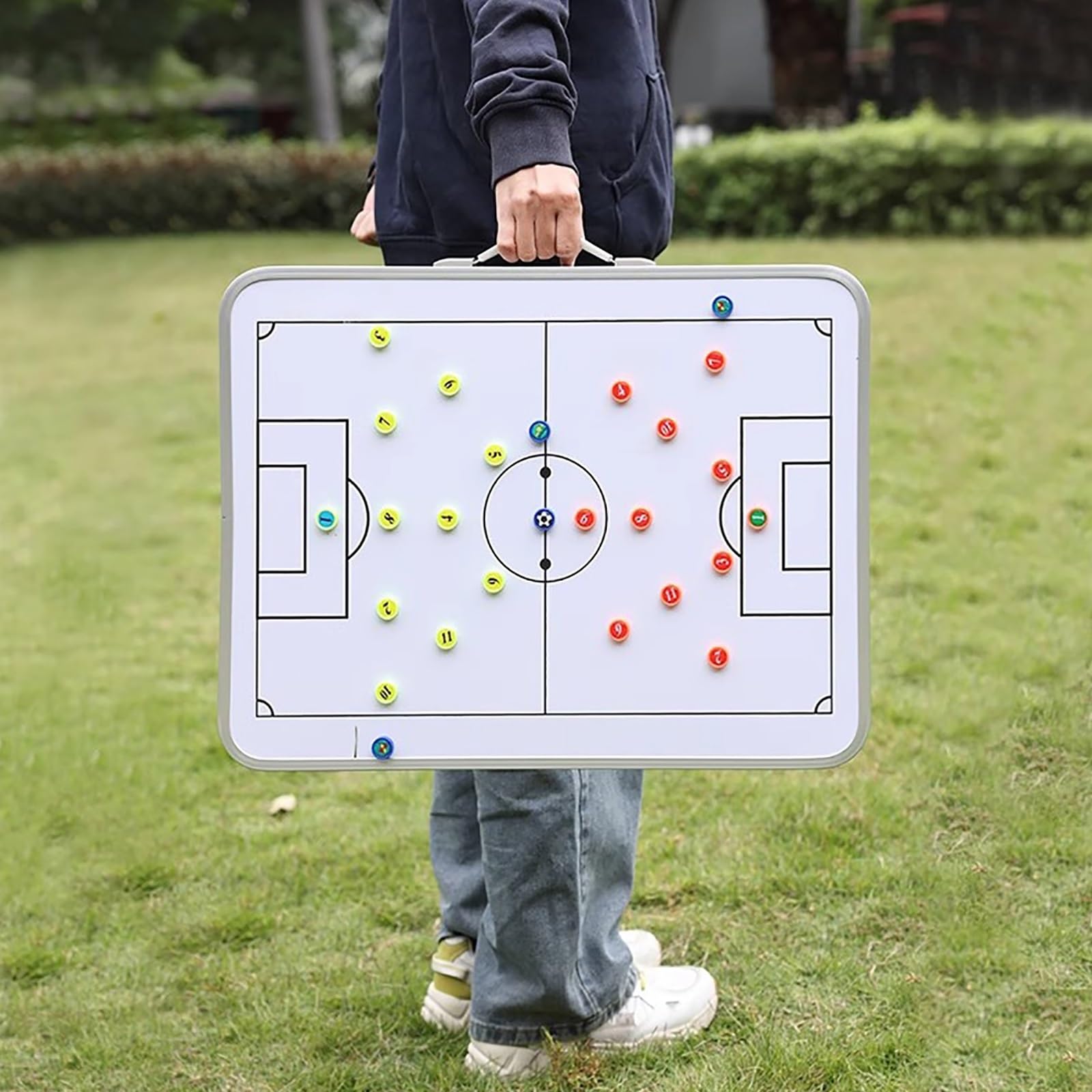 Lavagna Tattica da Calcio Su Supporto, Lavagna Magnetica per Allenatori