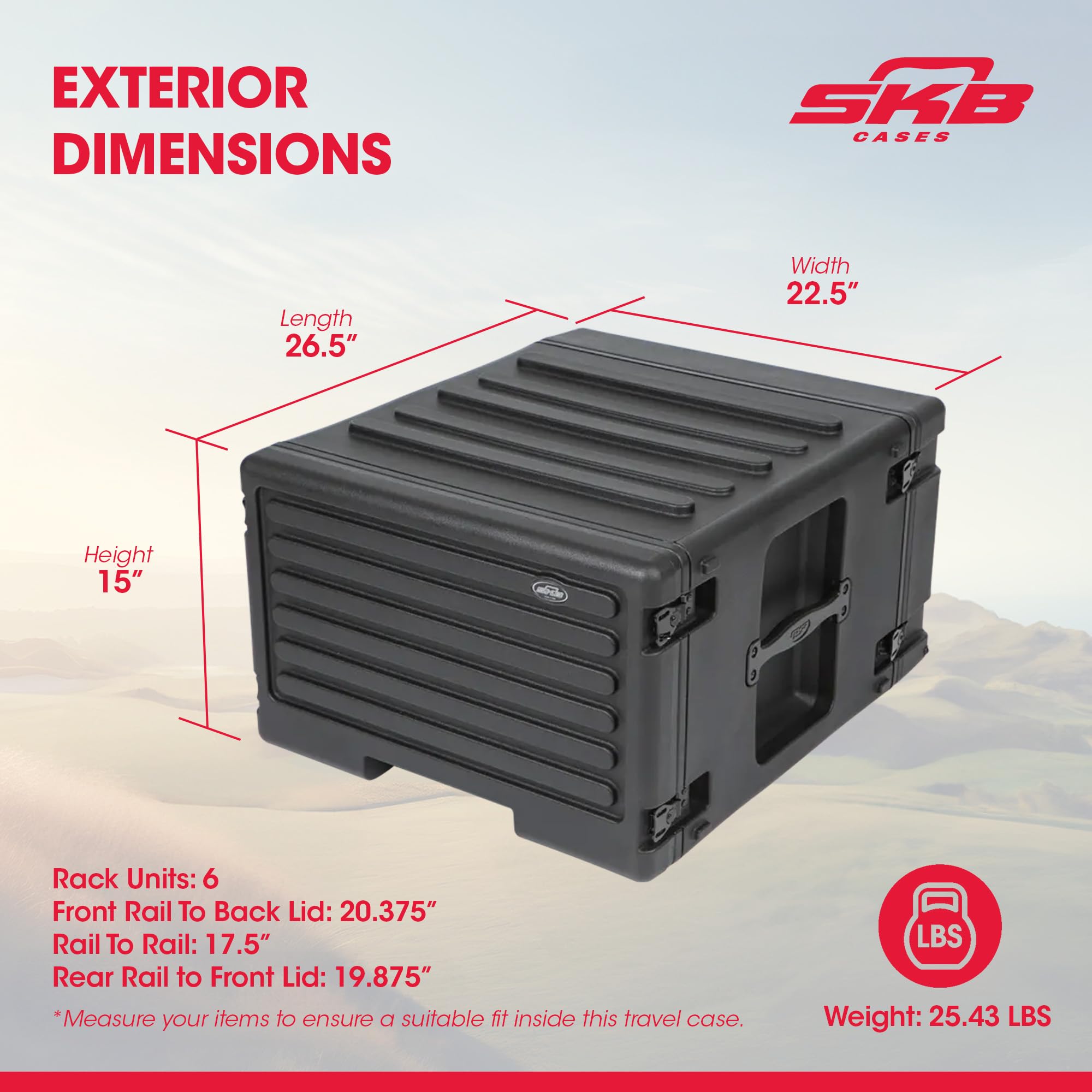 Amazon.com - SKB 6U rSeries Rolling Rack with Integrated
