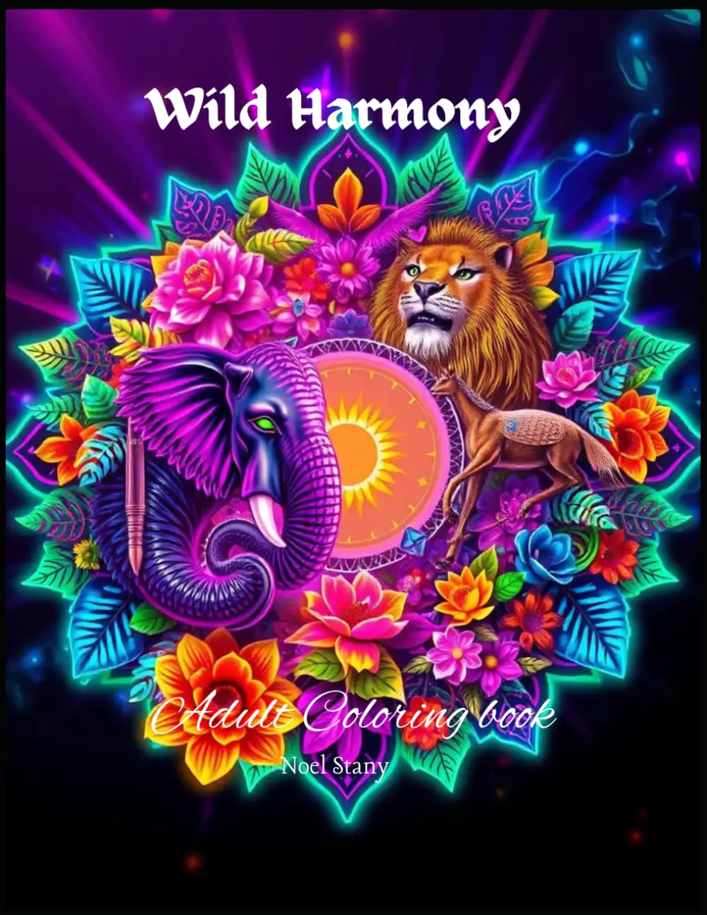 Wild Harmony: Adult Coloring Book
