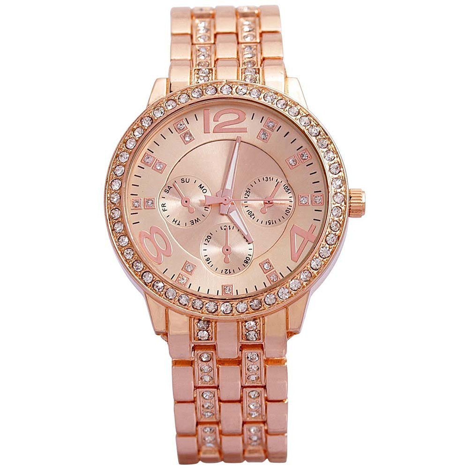 pass pass Analogue Rose Gold Watch for Women and Girls. (B07GX3C8KY) Amazon Price History, Amazon Price Tracker