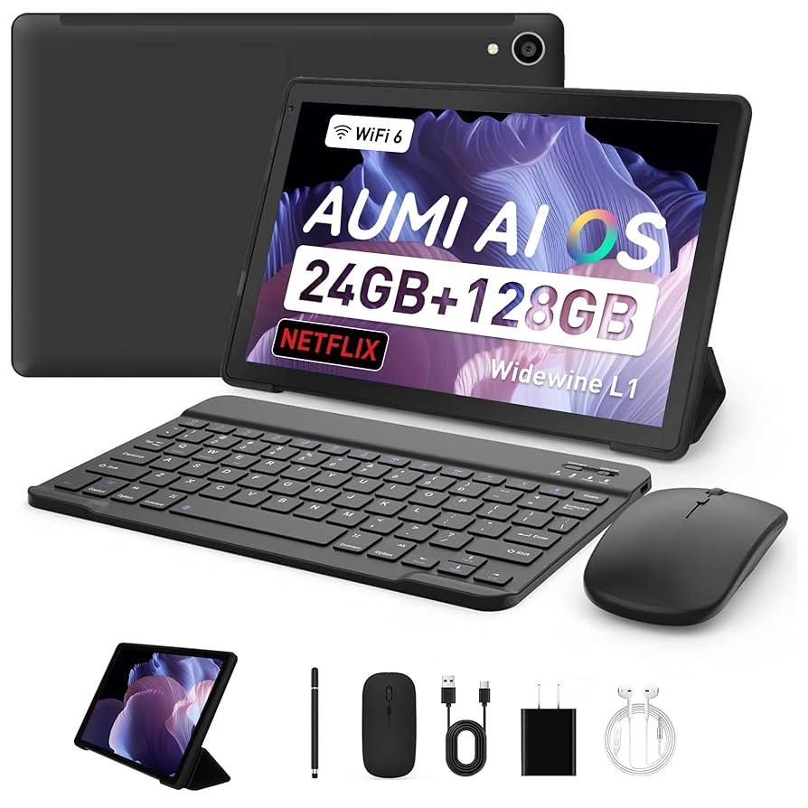 Amazon.co.jp: タブレット 10インチ wi-fiモデル 【24GB+128GB+