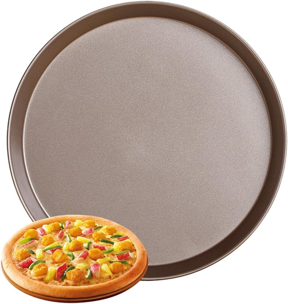 ノンスティックピザ皿ラウンドピザ清潔で8インチをリリースすることは容易にオーブン家庭用配信ベーキングモールド簡単のために ストア トレイを焼きます Color Gold Size 1 3inch 8 8 23 4cm