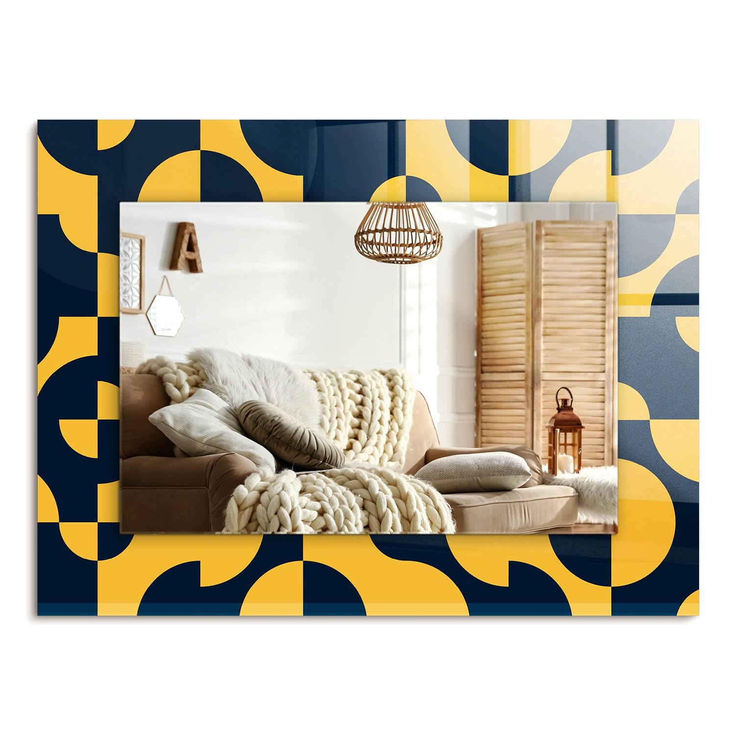 Miroir de salle de bain 80x60 cm pour illuminer votre chambre