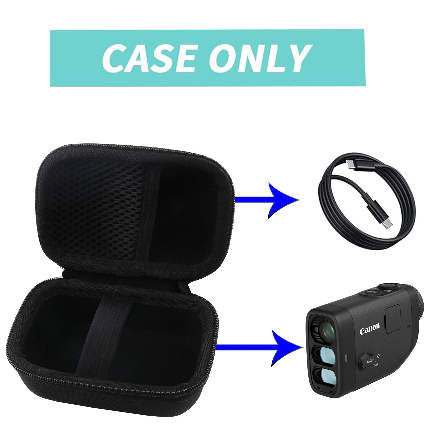 Amazon.co.jp: WERJIA 収納ケース 互換性 Canon ゴルフ用レーザー距離