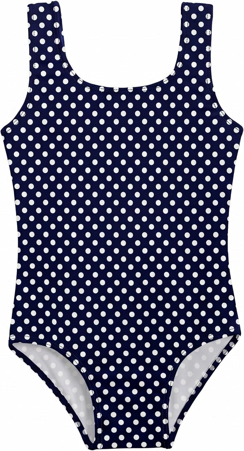 City Threads Girls One Piece Swimsuits UPF 50+, Made in the USA Swimwear, Girls Bathing Suits