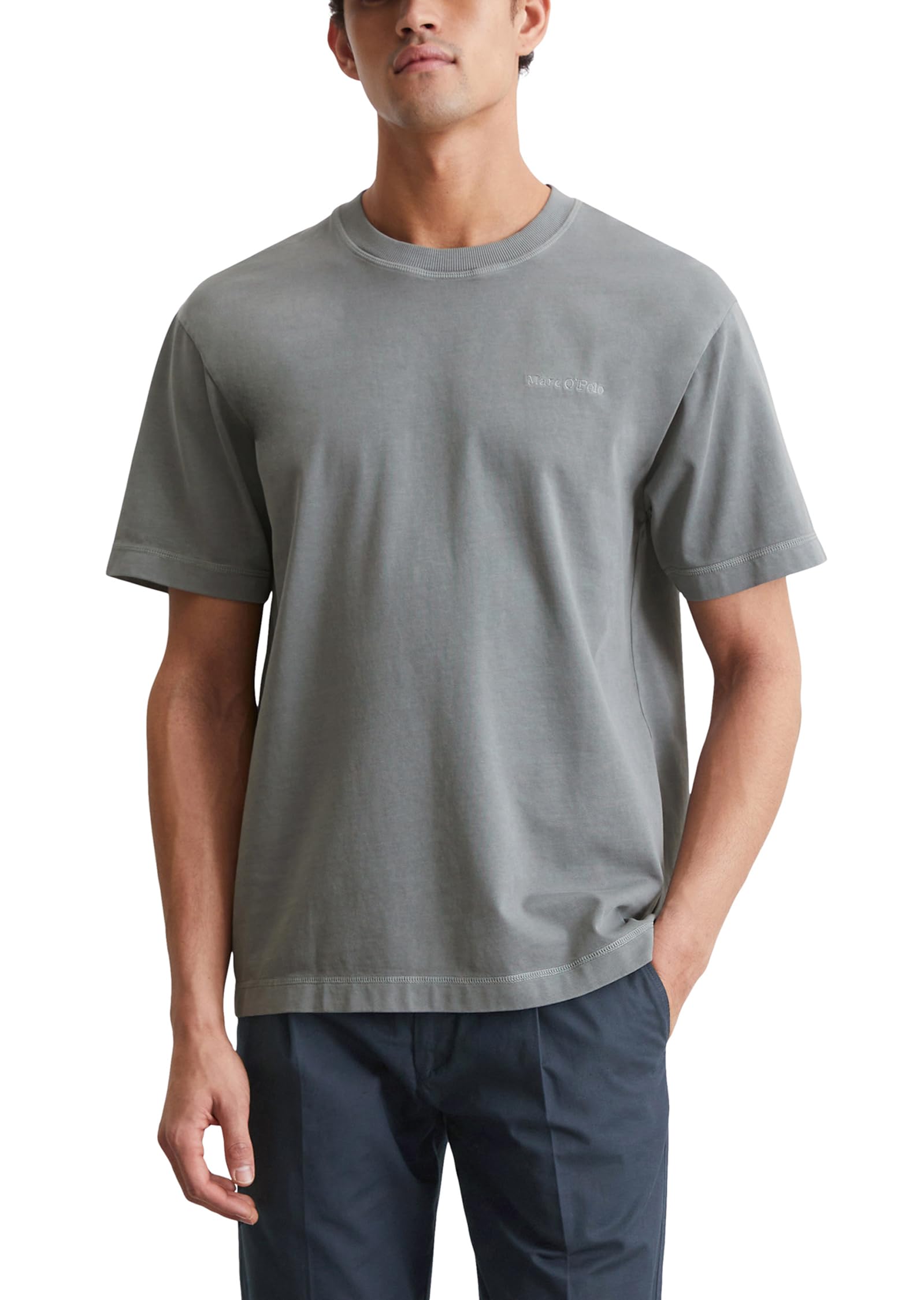 Marc O'Polo Herren T-Shirt aus Bio-Baumwolle Basic