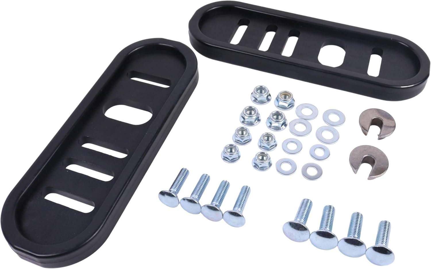 Universal Snow Blower Skid Shoe Kit with Mounting Hardware 490-241-0010 731-06472 Compatible with Most 2-Stage and 3-Stage MTD Ariens Troy-Bilt Yard Machines Snow Throwers
