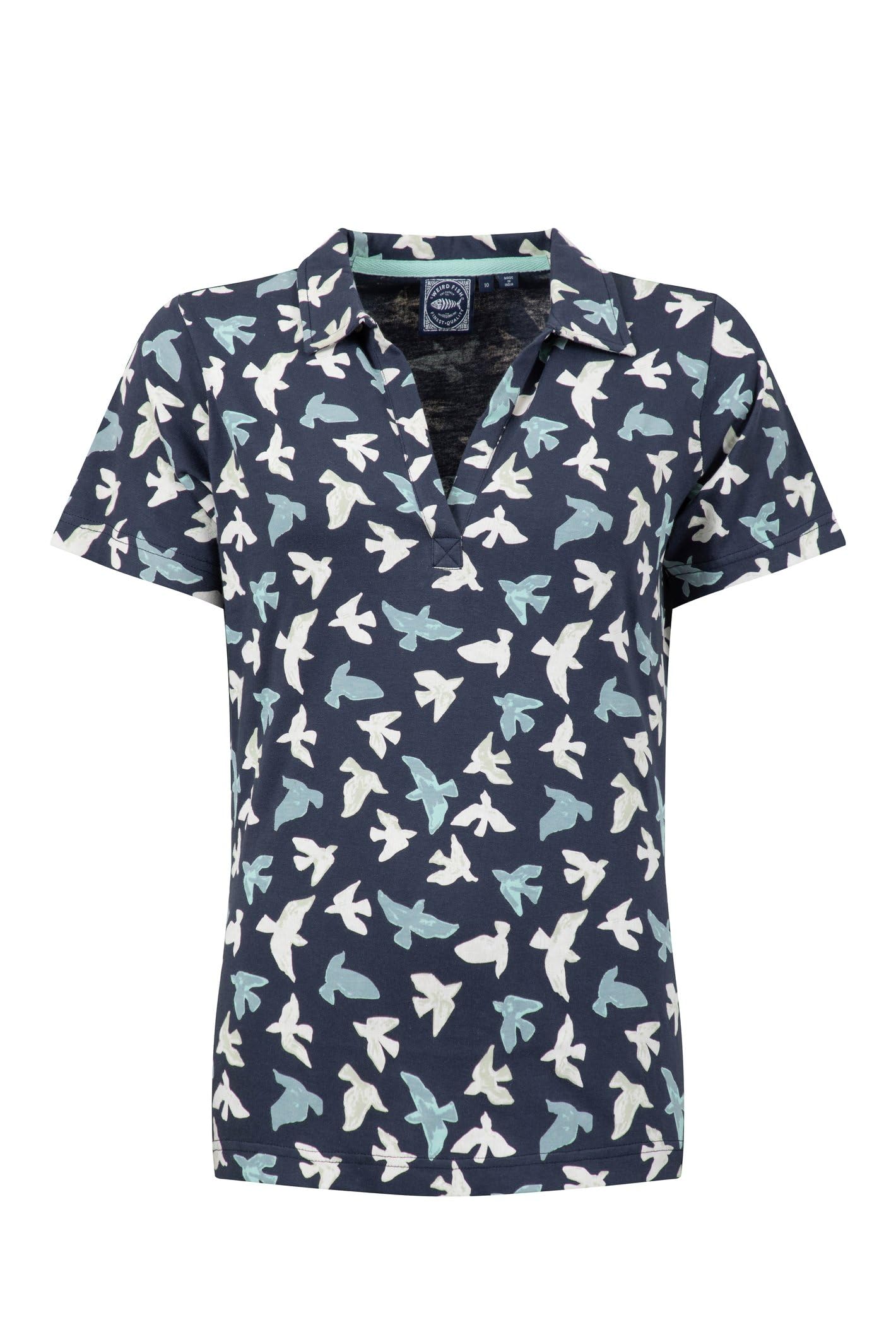 Weird Fish Women's Polo Shirt - Size 22 - Midnight
