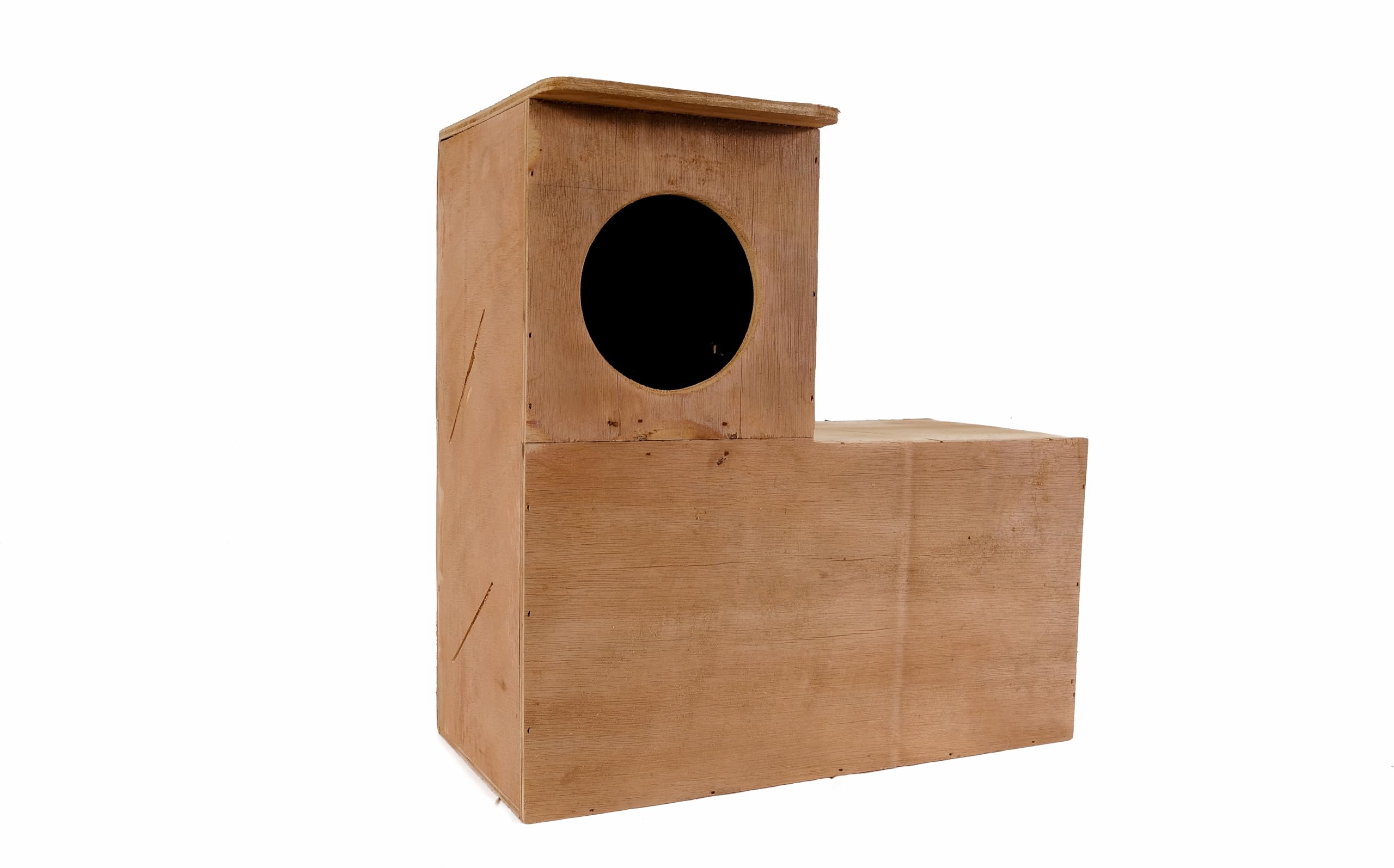 Skybeings Wooden Bird House No 7 Wall Mount Bird Cage 33 x 15 x 33 cm Bird Cage for Parrot, Pigeon, Love Birds, Sparrow (B0CR95VD56) Amazon Price History, Amazon Price Tracker