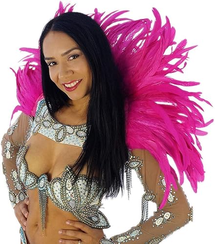 ZUCKER Collar de plumas de carnaval, accesorio de disfraz