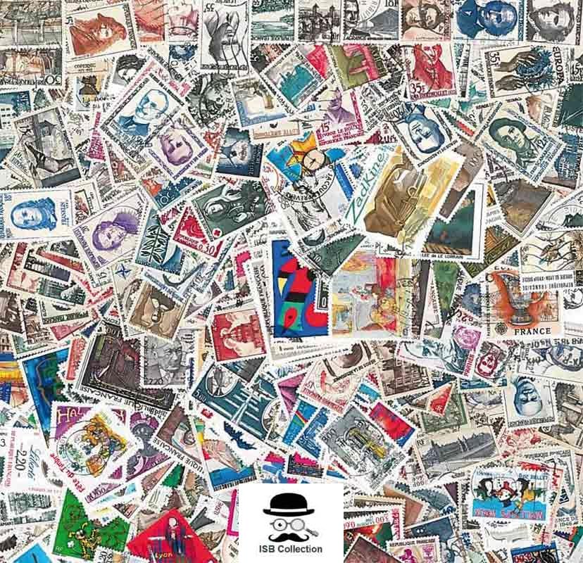 ISB Collection France Timbres Grand Format Edition 100 Timbres Différents