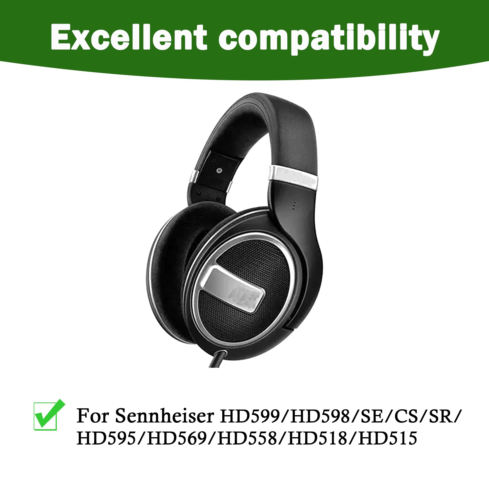 Amazon | HD599ヘッドフォン交換用イヤーパッド ゼンハイザー HD599SE