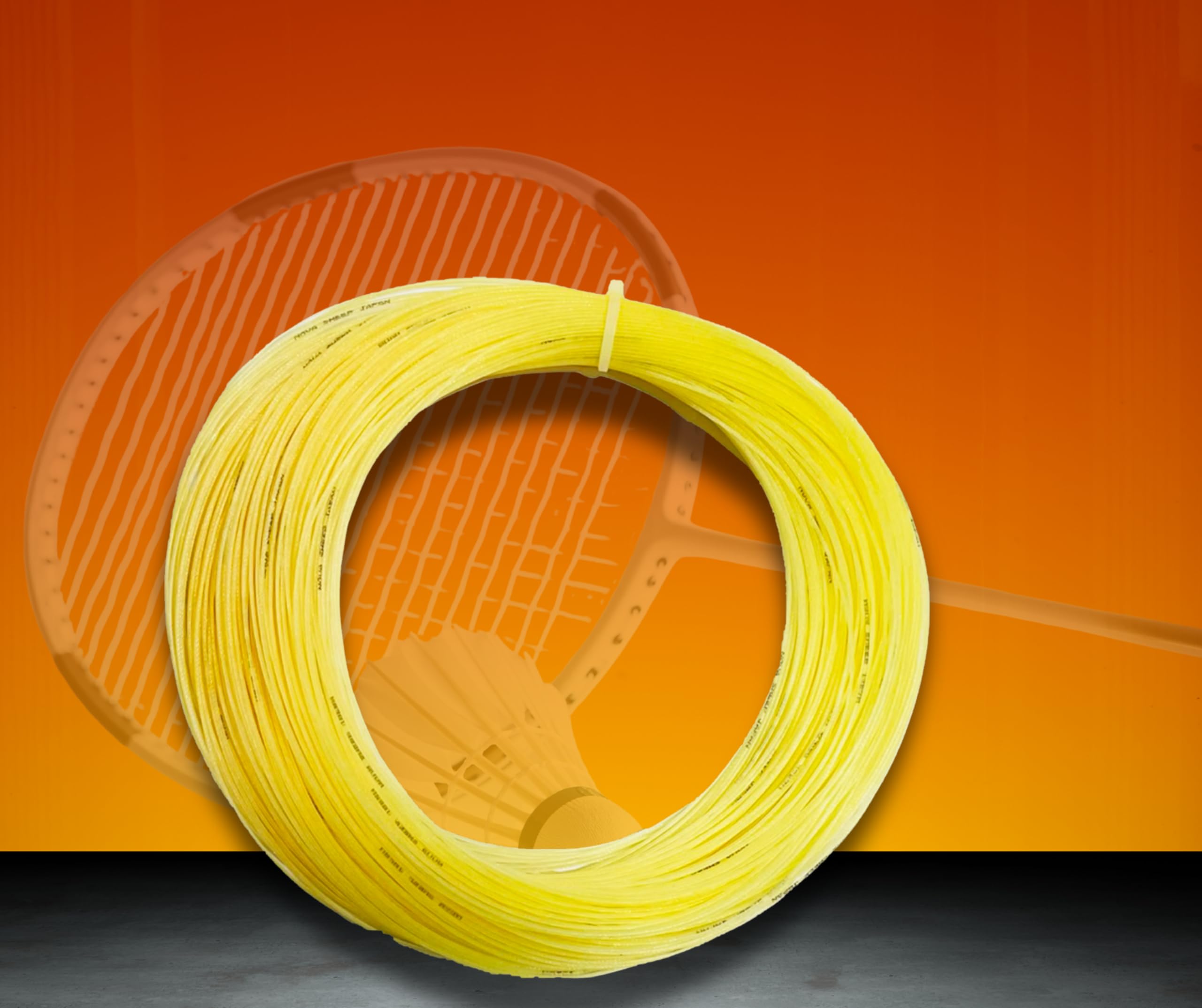 Micro Sheep Coil I Gosen's High Sheep Counterpart I Hitting Sound I Gauge 0.70 mm I Material Nylon Multi Filament I Tension 22-26 Lbs I Excellent Tension Hold Strings for 11 Rackets-image-47