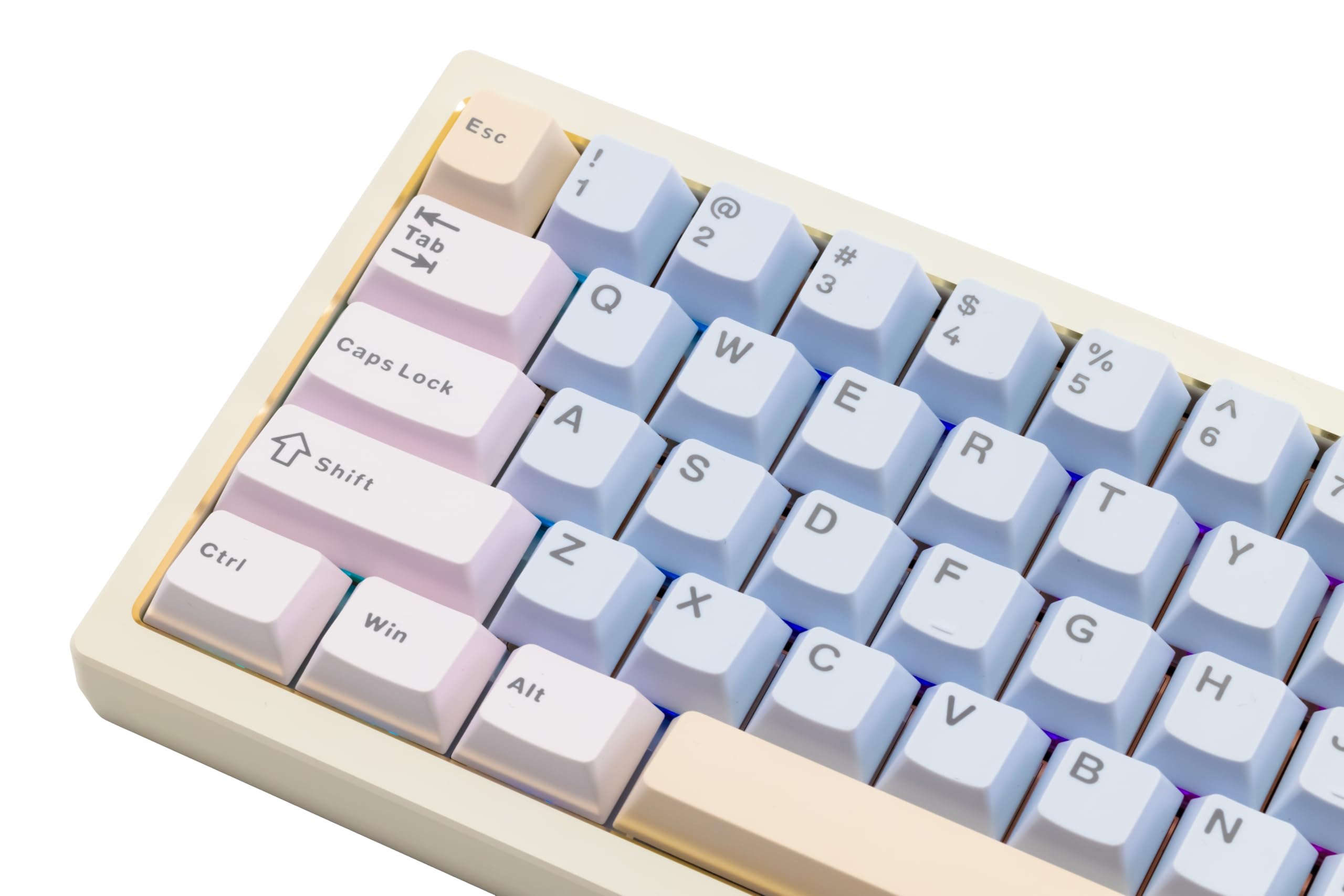 CutiePcs WOBKEY ZEN 65 Wired Mechanical Keyboard, Quick Release