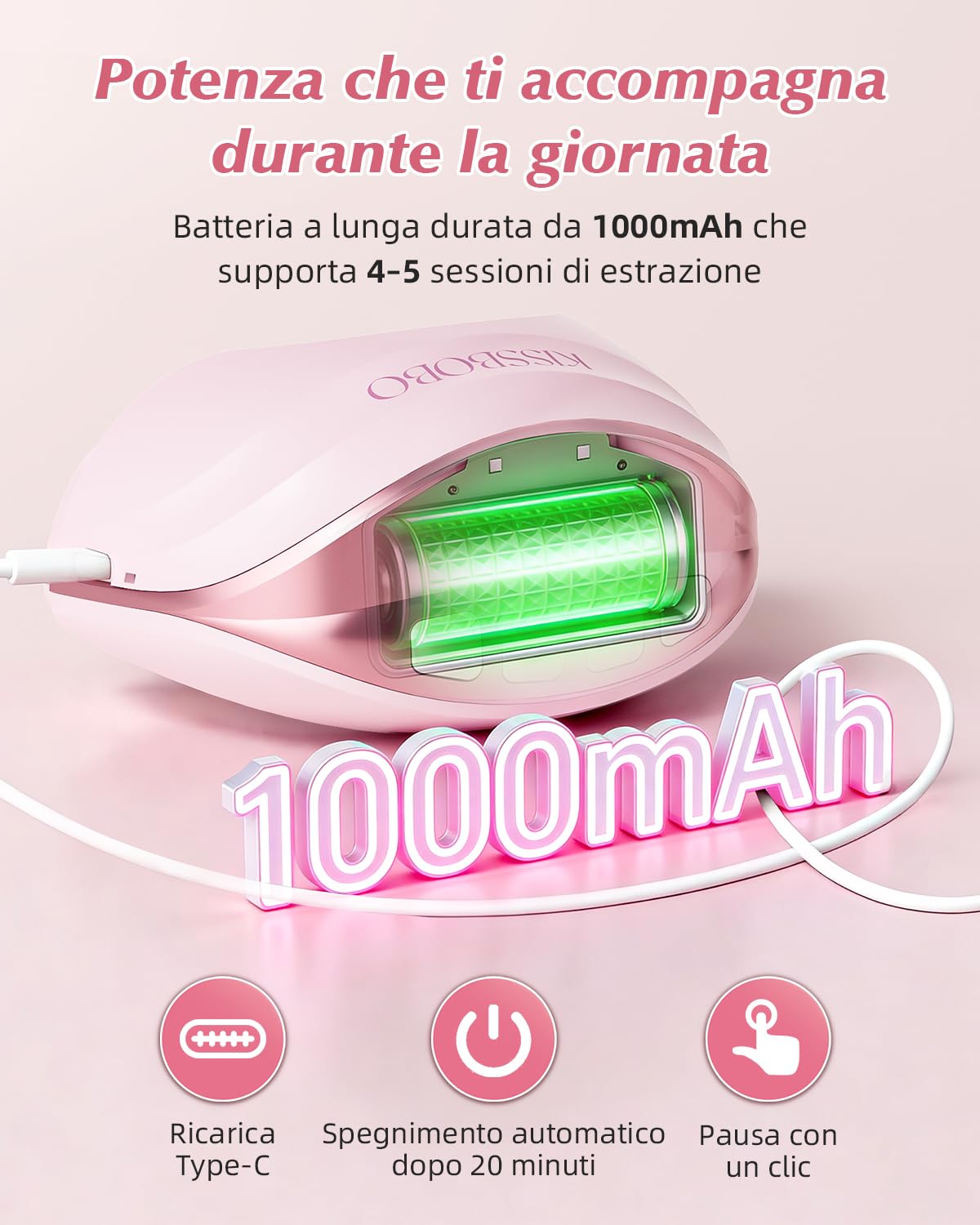KISSBOBO Set regalo per latte elettrico K8, pompa per latte elettrica ultra piatta, 3 modalità, 8 livelli elettrici, a mani libere, super silenziose, per pompe discrete (rosa, 2 pezzi)