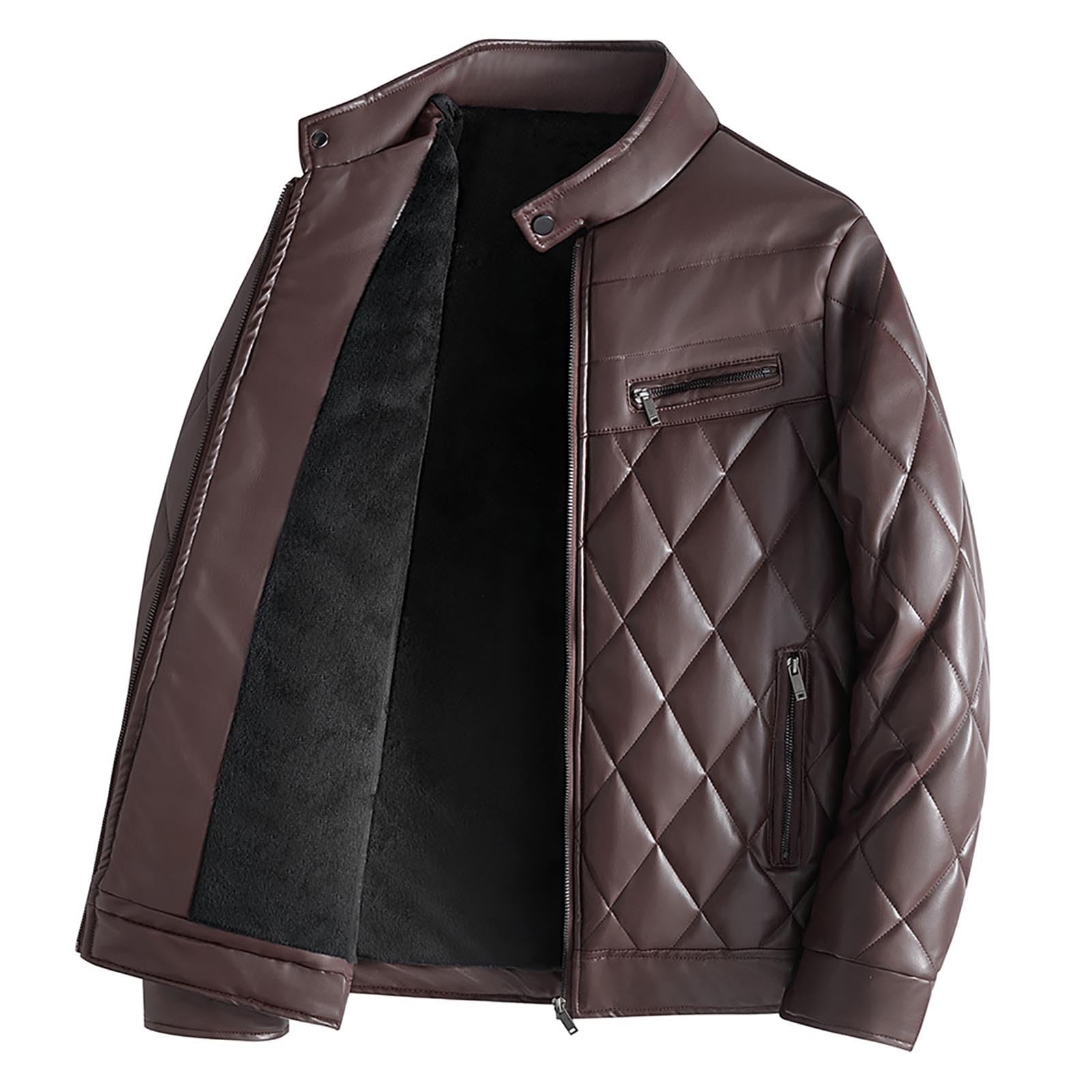 Veste Polaire Homme,Blouson Matelassé Homme Jacket Veste En Polaire Homme Manteau Mouton Homme Doudoune Homme Longue De Couleur Unie Vêtements Pour Hommes Veste Cuisine Homme