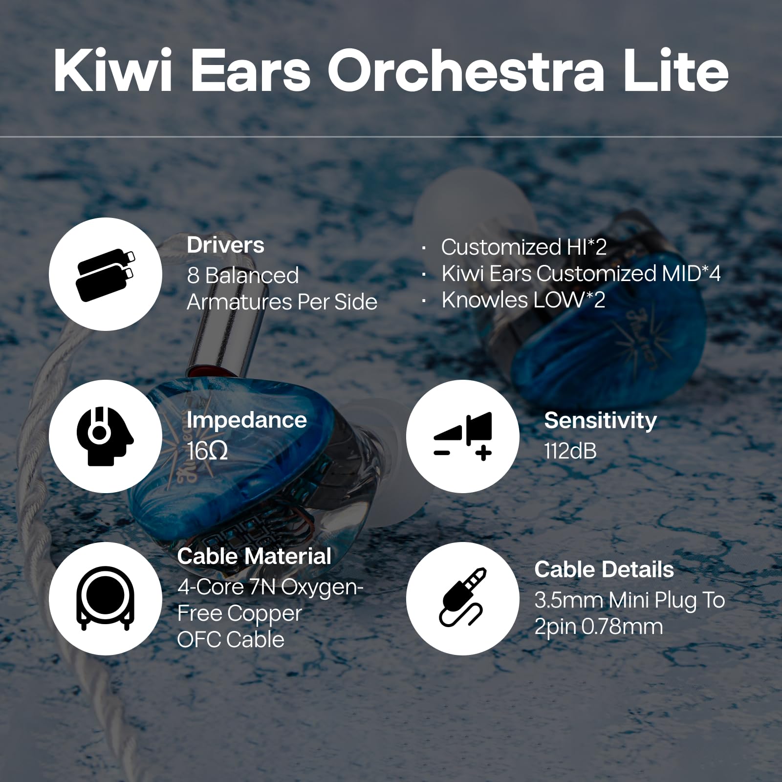 Amazon.co.jp: LINSOUL Kiwi Ears Orchestra Lite 8BA