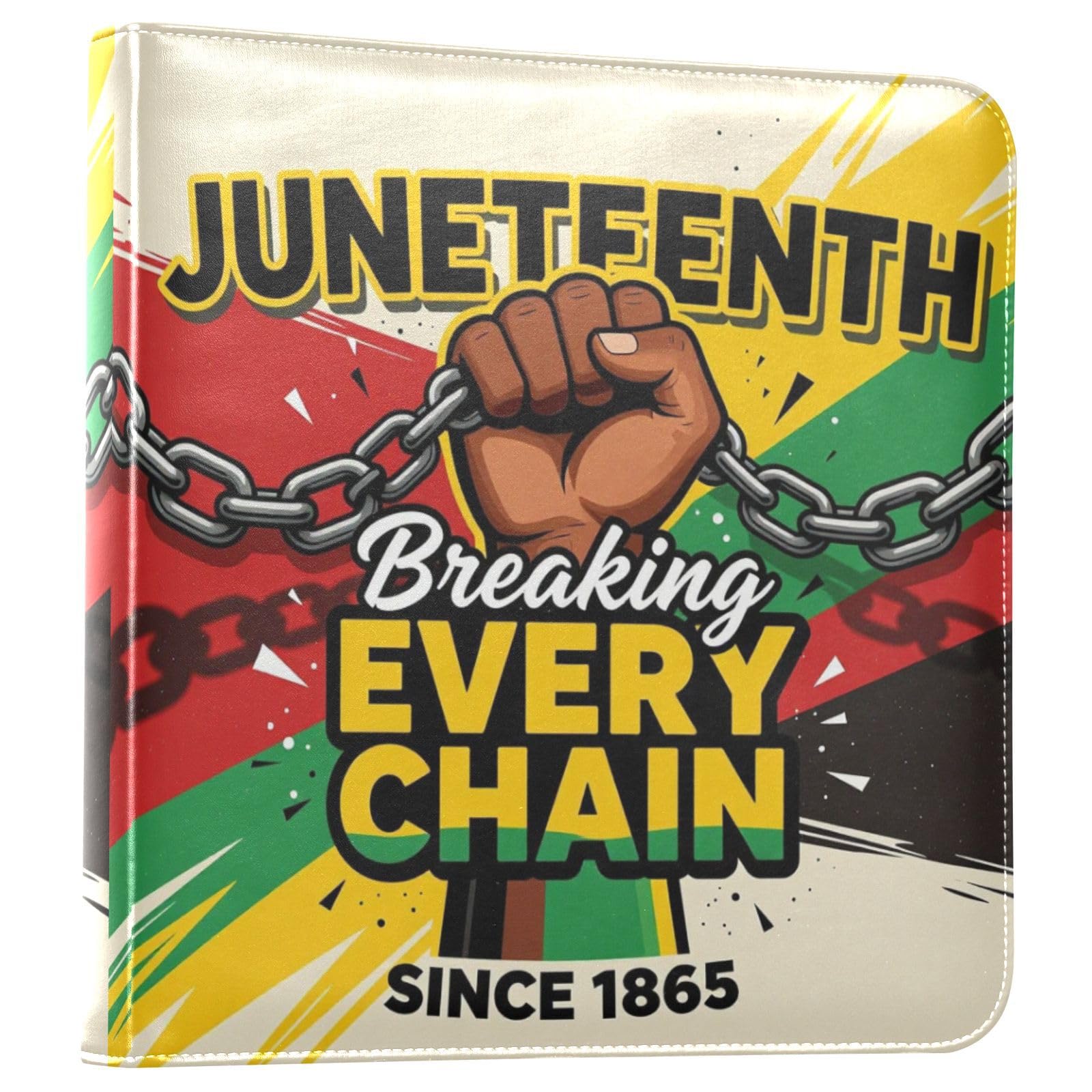 Juneteenth Freedom fotoksiążka ze skóry PU