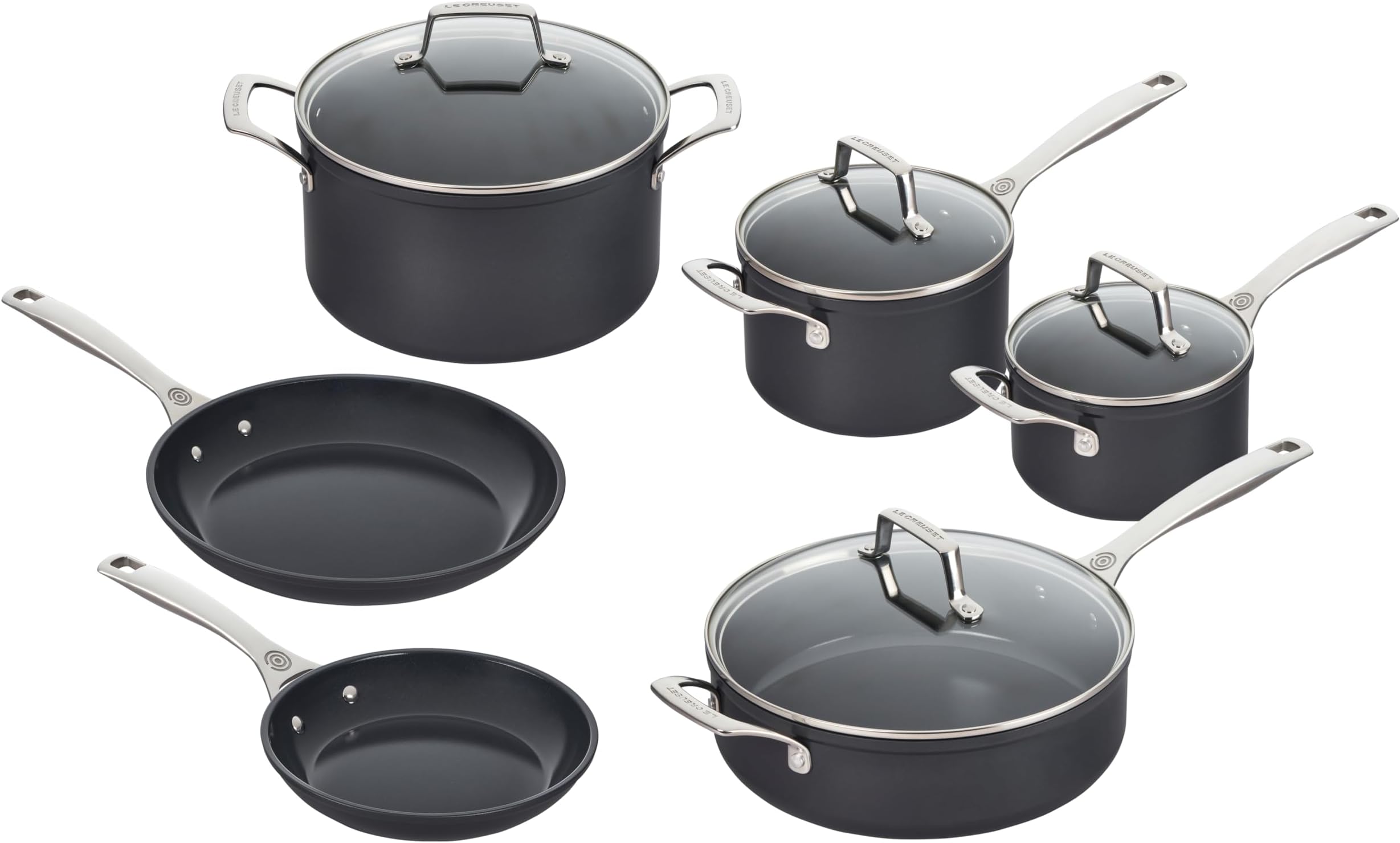 Essential Non-stick Ceramic 10 Pc. Cookware Set